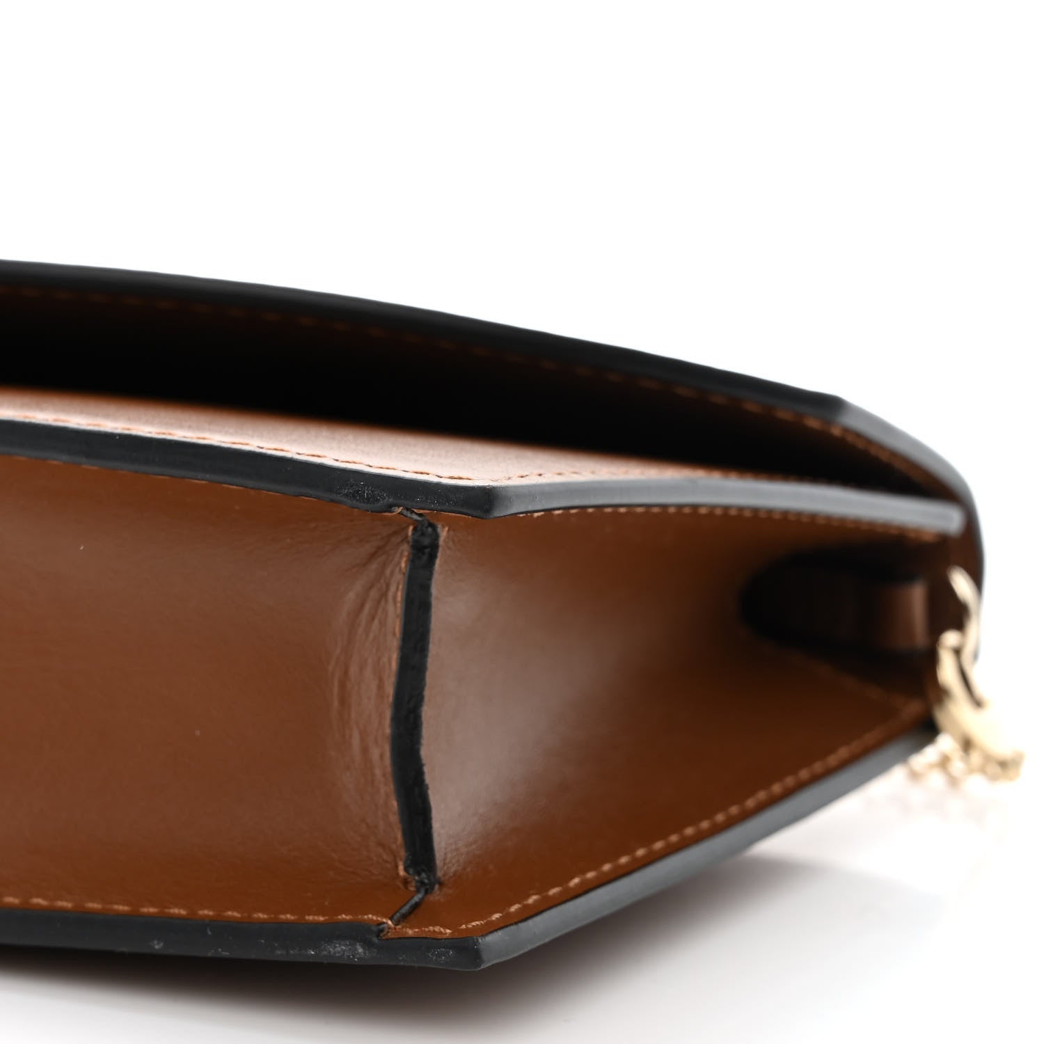 Christian Louboutin Metallic Calfskin Loubi54 Crossbody Clutch Biscotto 10 of 10