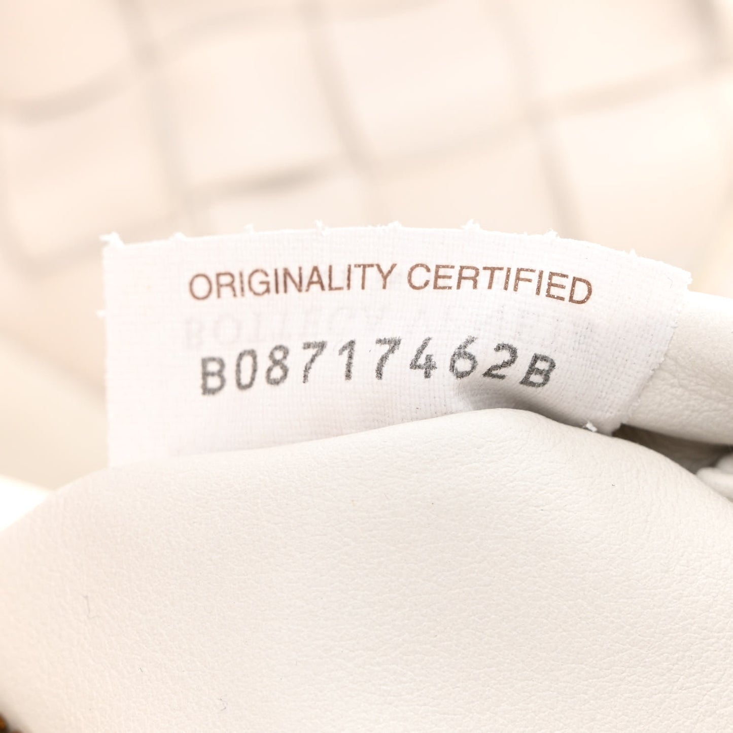 Nappa Intrecciato Tote Bag White