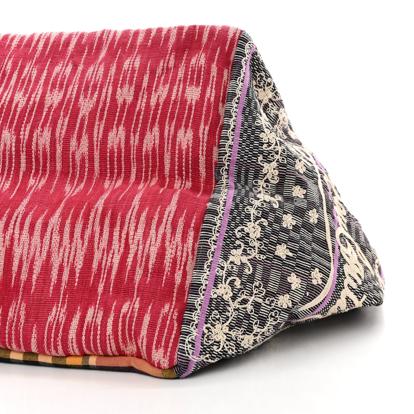 Jacquard Embellished Manilacaba Tote Multicolor