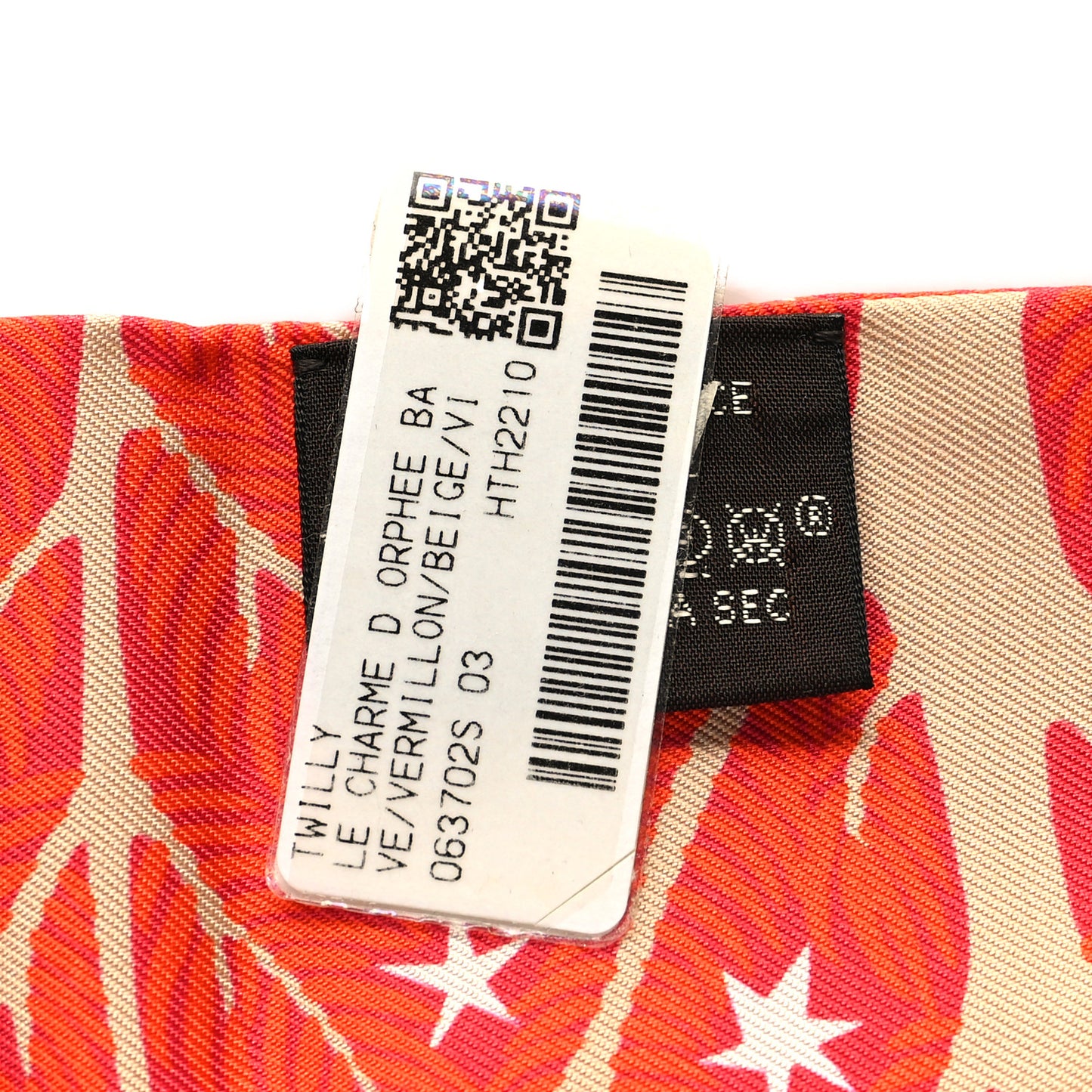 Silk Le Charme D Orphee Twilly Vermillon Beige