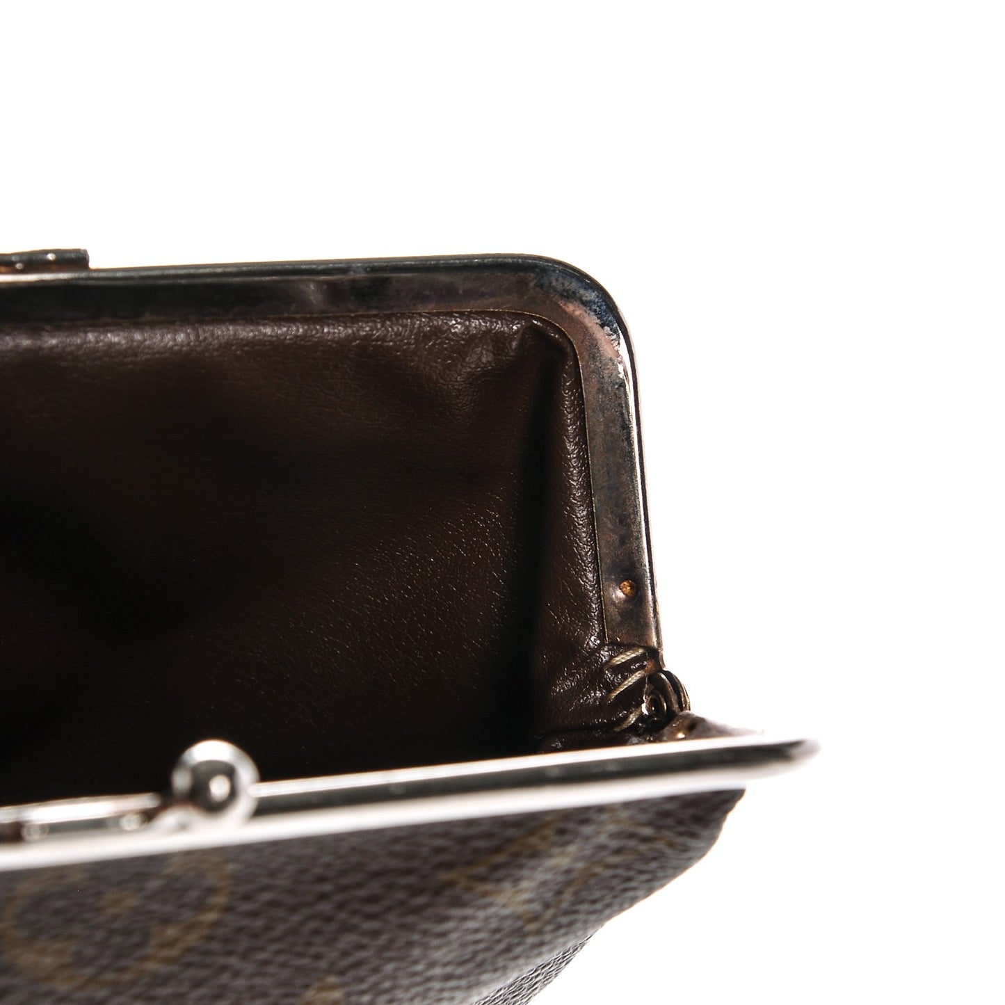 Monogram Kisslock Coin Purse