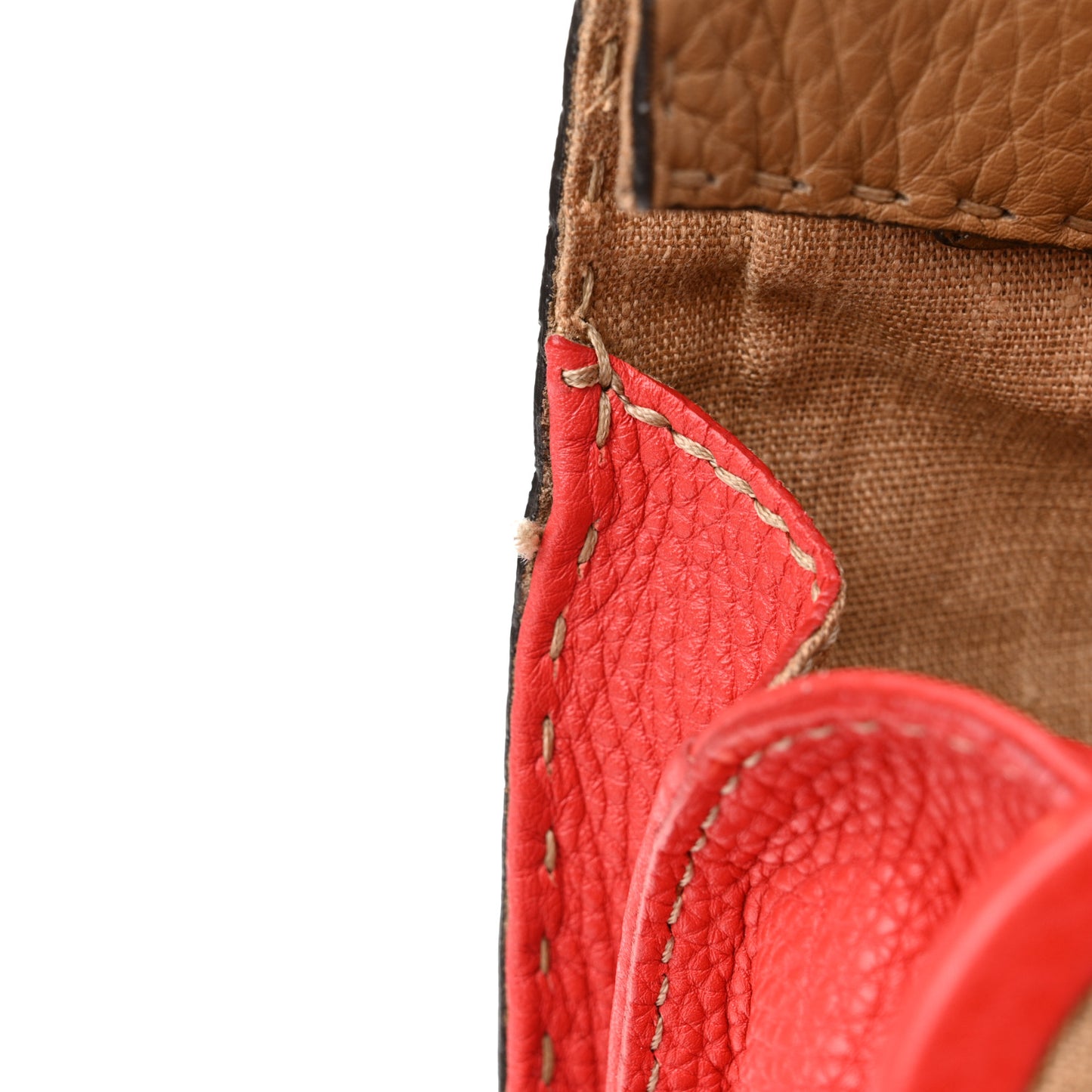 Calfskin Romano Selleria Firenze Frame Bag Saddler Red