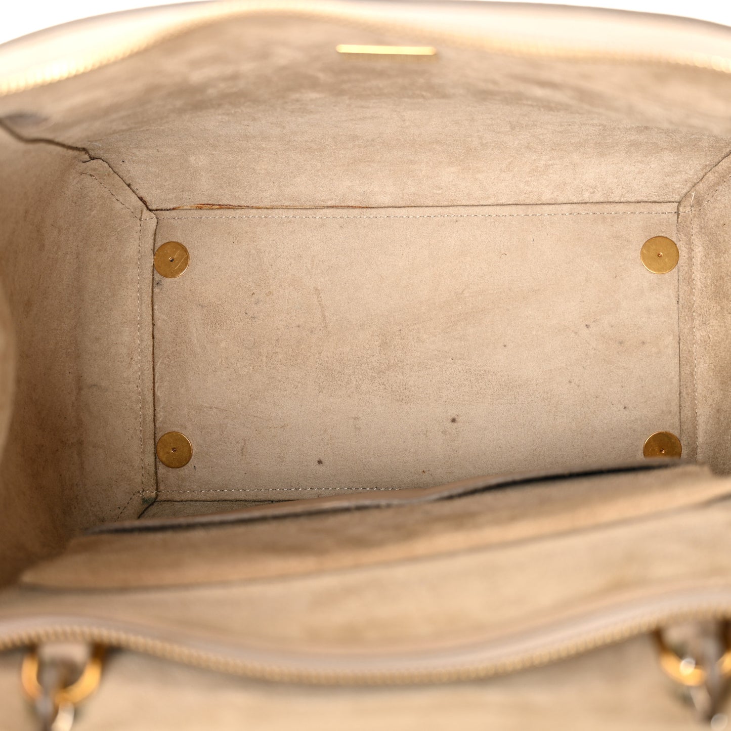 Grained Calfskin Mini Belt Bag Light Taupe