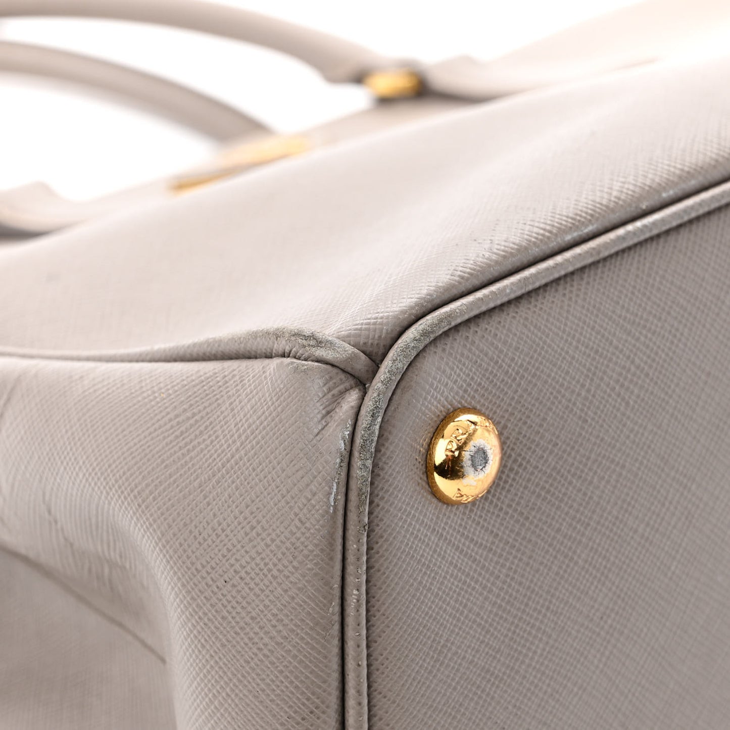 Saffiano Large Galleria Double Zip Tote Argilla