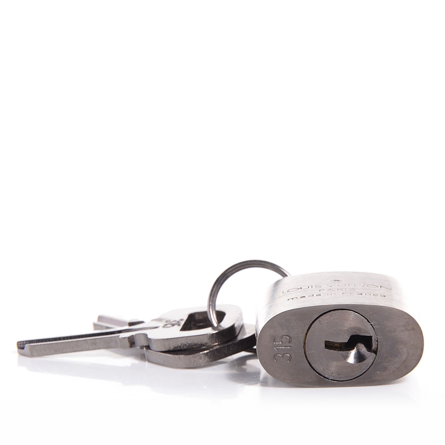 Brushed Titanium Lock and Key Set