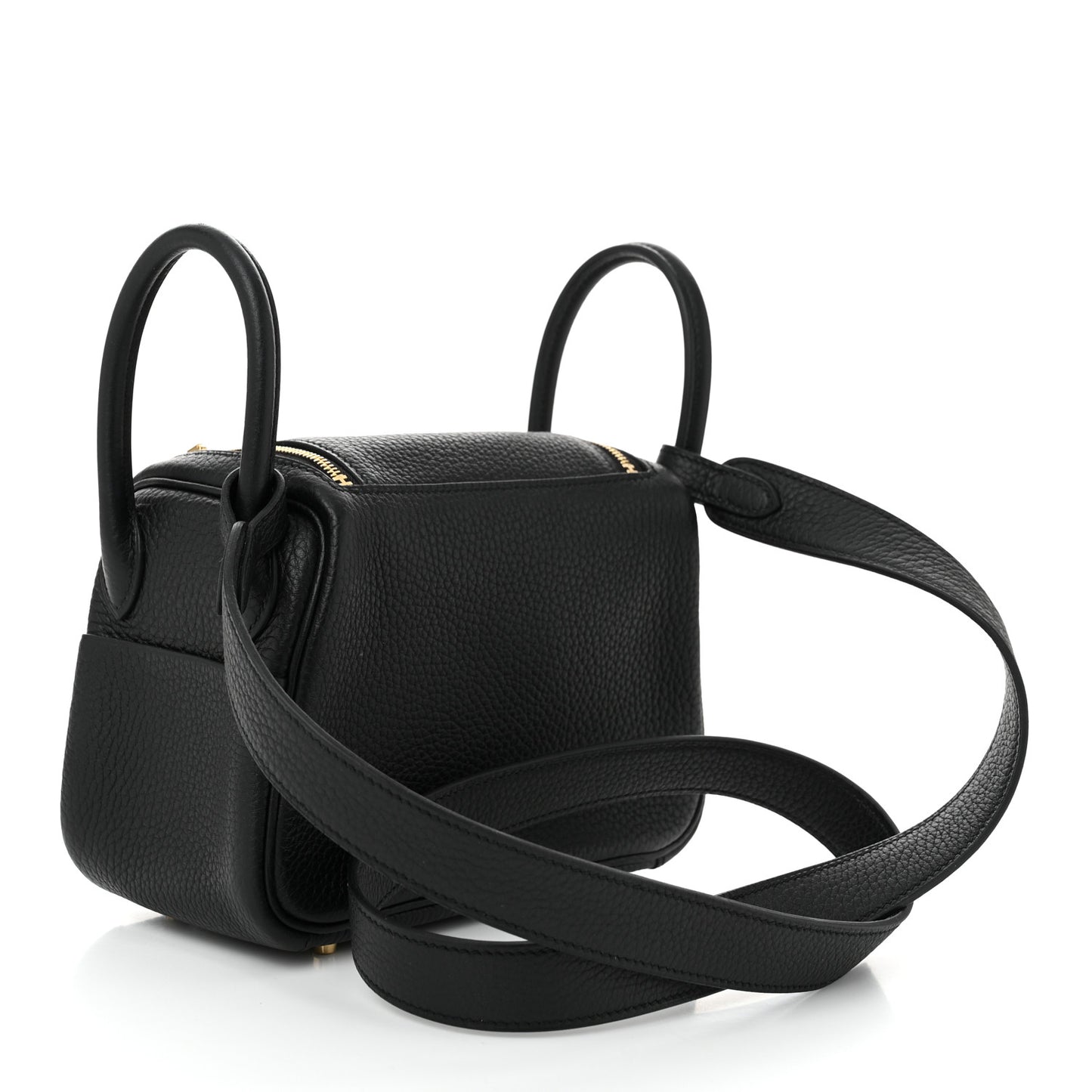 Taurillon Clemence Mini Lindy 20 Black