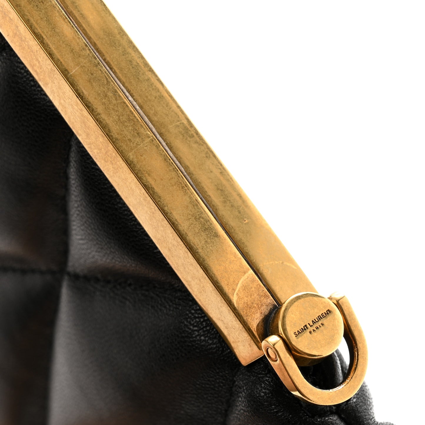 Lambskin Quilted Cerniera Shoulder Bag Black