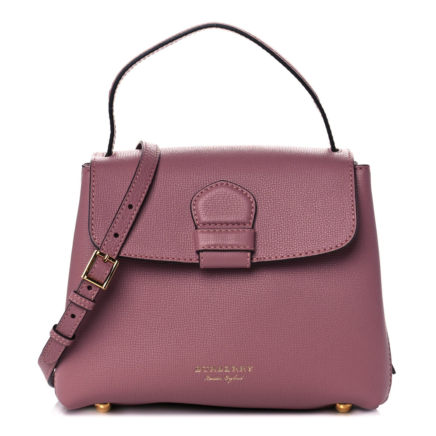 Burberry Derby Calfskin House Check Small Camberley Pink 930334