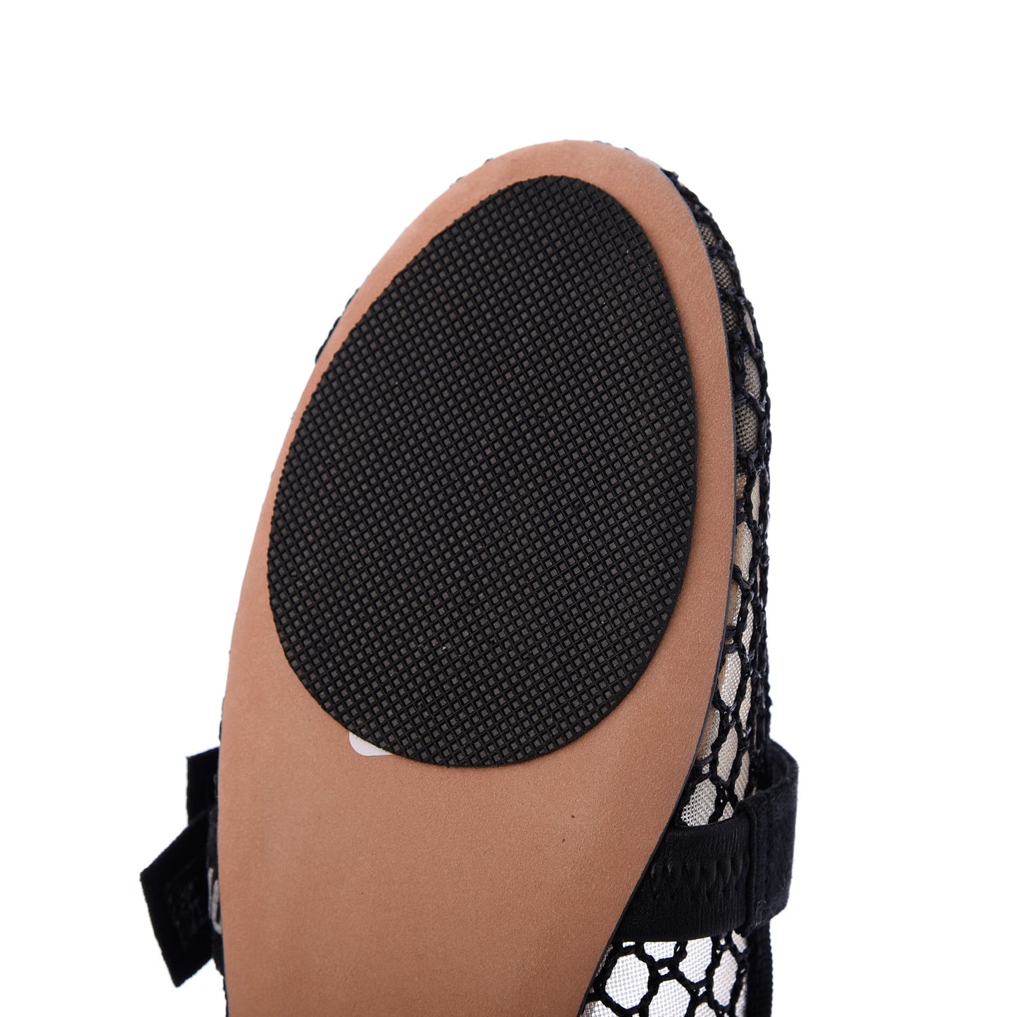 Resille Ribbon Miss J'Adior Ballet Flat 37 Black