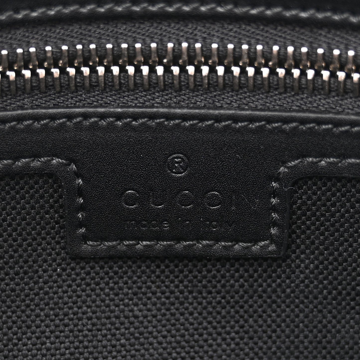 Soft GG Supreme Monogram Web Belt Bag Black Grey