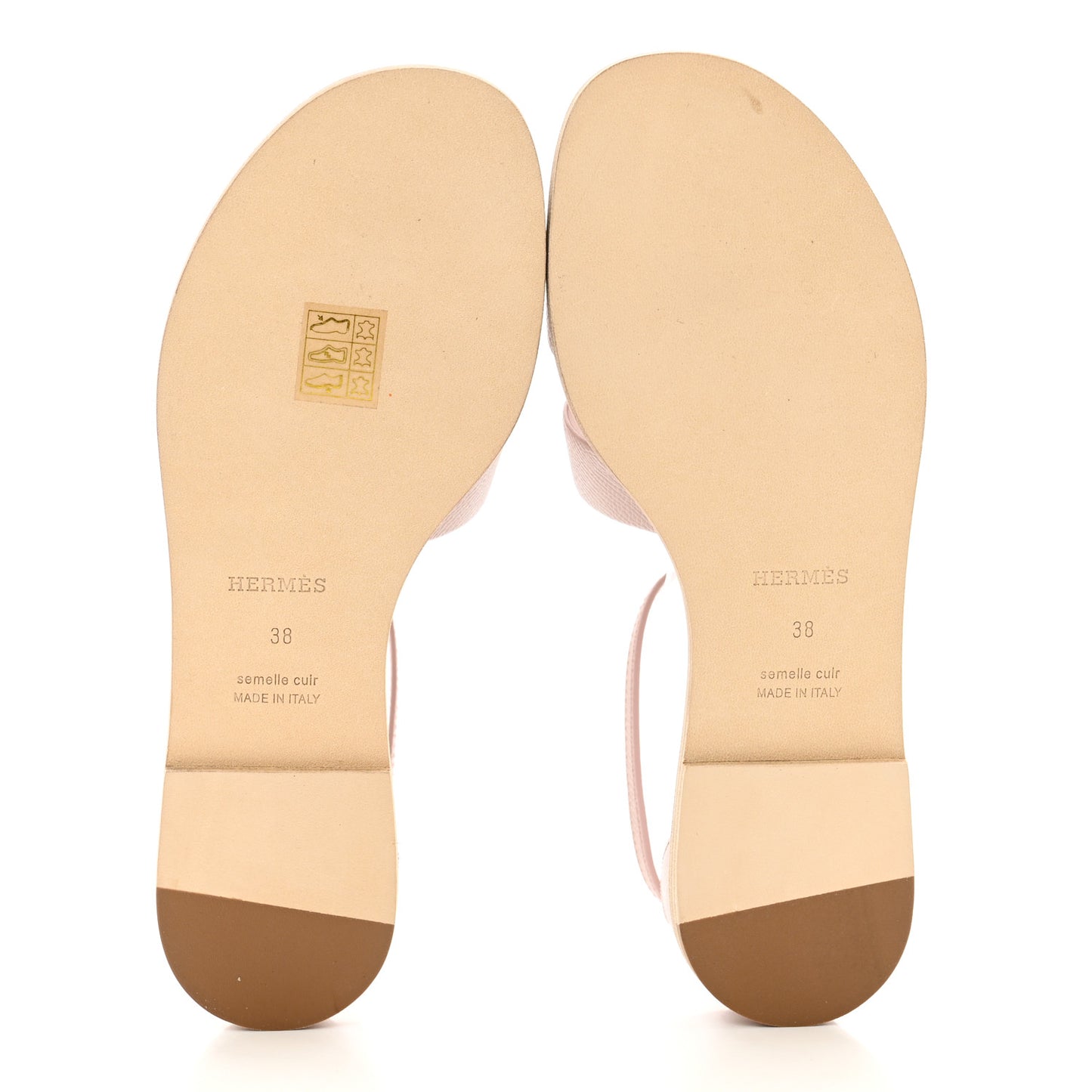 Epsom Santorini Sandals 38 Rose Porcelaine