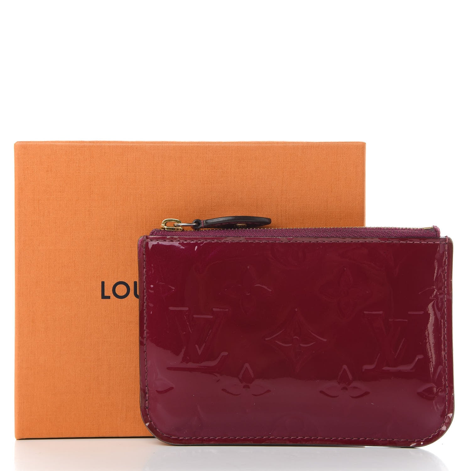 Louis Vuitton Vernis Key Pouch Magenta 8 of 8