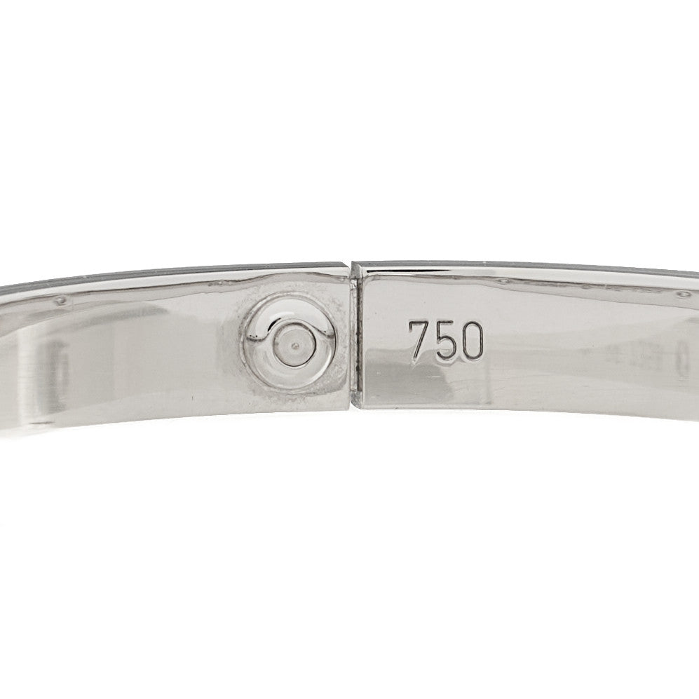 Cartier 18K White Gold 4 Diamond LOVE Bracelet 16 6 of 8