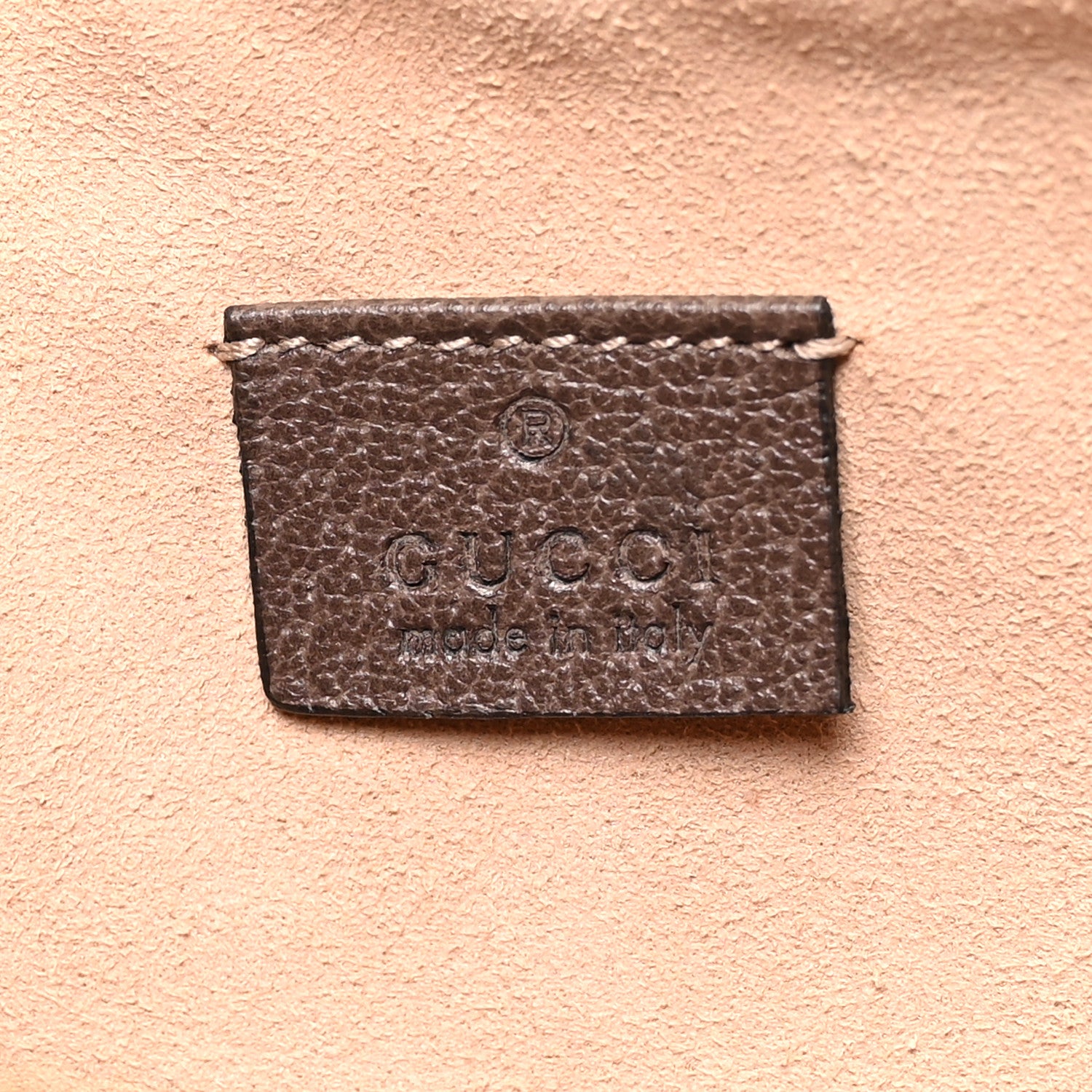 Gucci GG Supreme Monogram Large Ophidia Pouch Clutch Brown 7 of 9