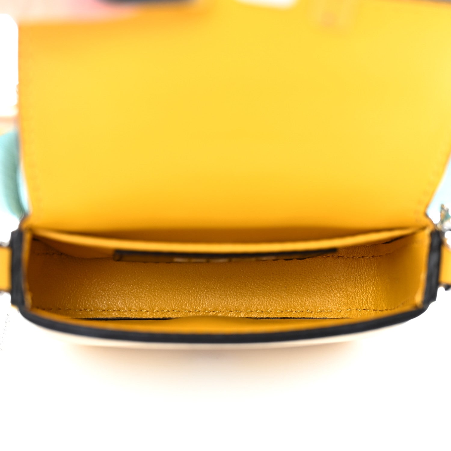 Fendi X FRGMT X POKEMON Nappa Pokemon Inlay Nano Maxi Buckle Baguette Charm Mimosa Multicolor 4 of 9