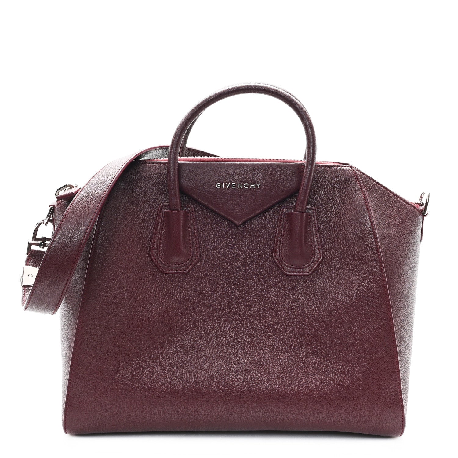 Givenchy Sugar Goatskin Medium Antigona Oxblood 1 of 12