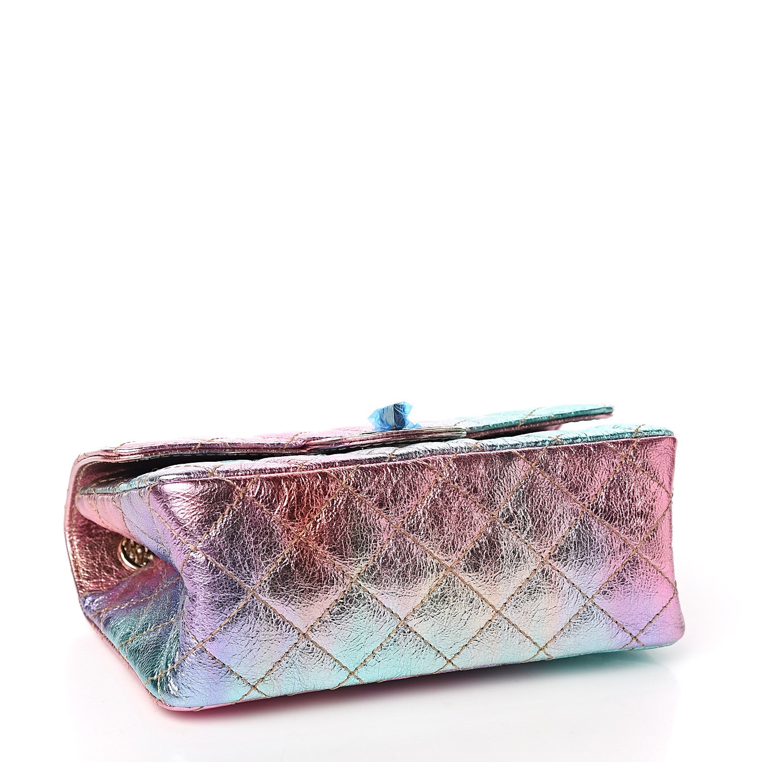Chanel Metallic Goatskin Quilted Mini 2.55 Reissue Flap Multicolor 3 of 10