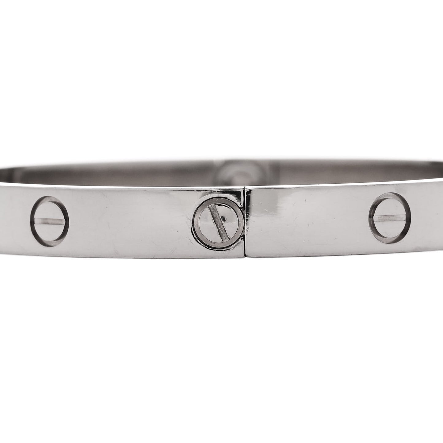 18K White Gold LOVE Bracelet 18