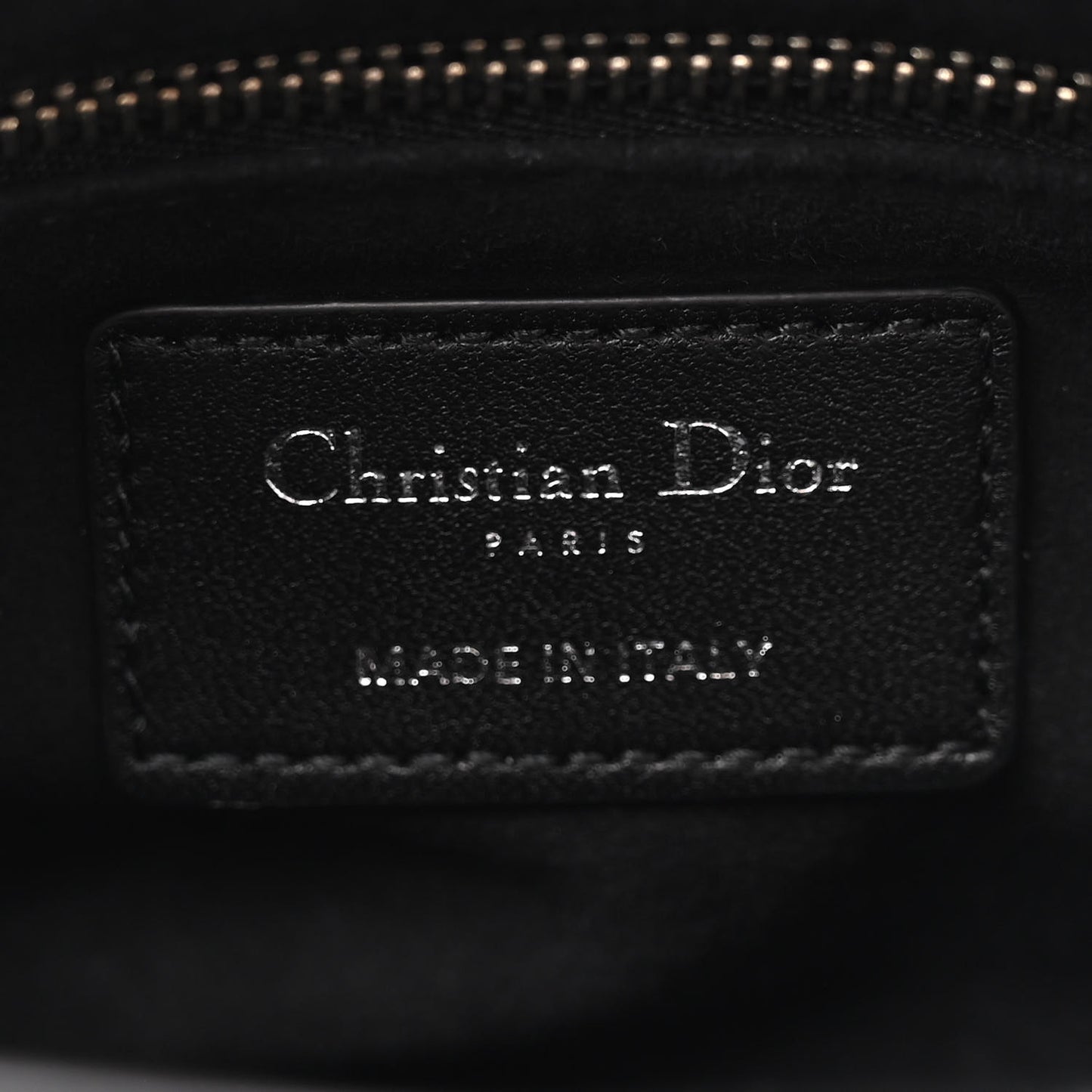 Lambskin Cannage Mini Lady Dior Black