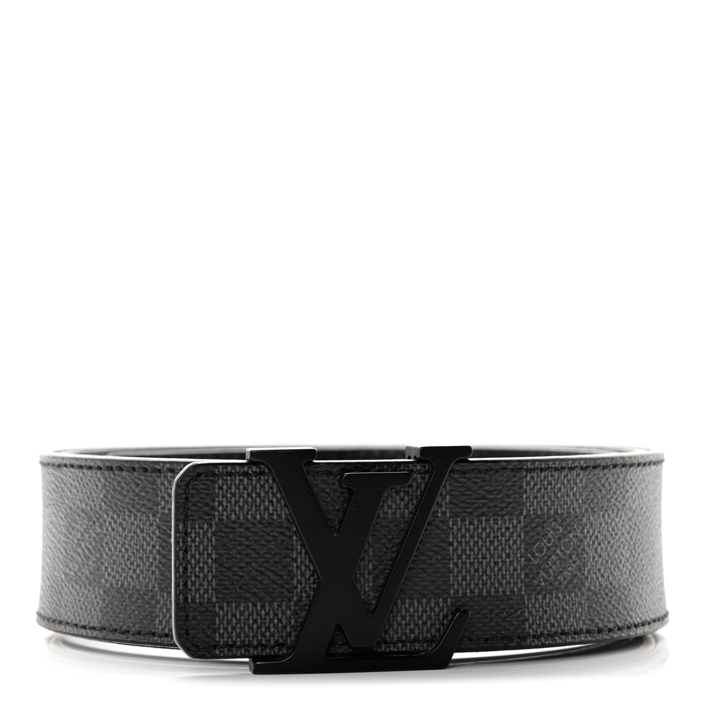 Damier Graphite 40mm LV Initiales Belt 90 36