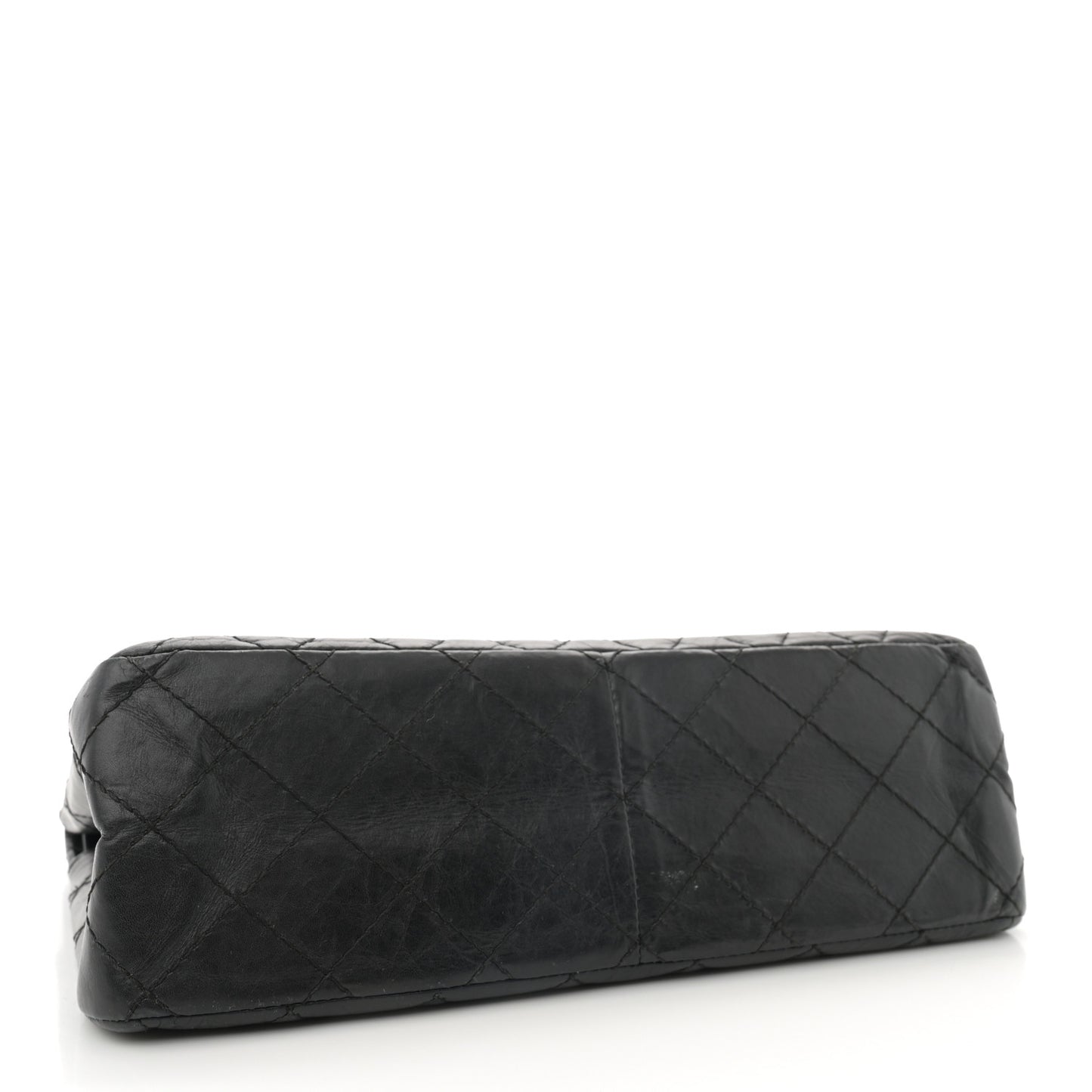 Aged Calfskin Quilted 2.55 Reissue 226 Flap Black