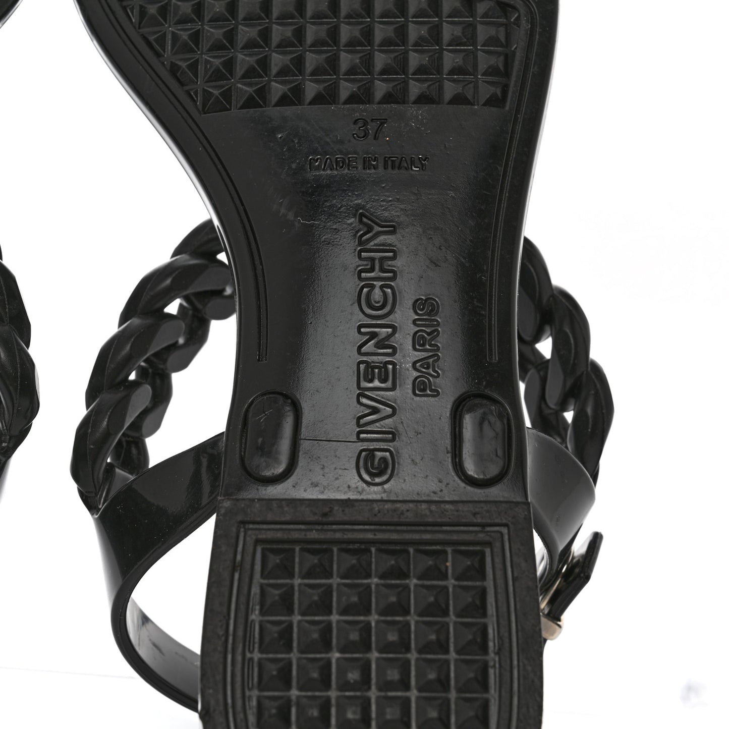 Jelly Chain Nea Sandal Flats 37 Black