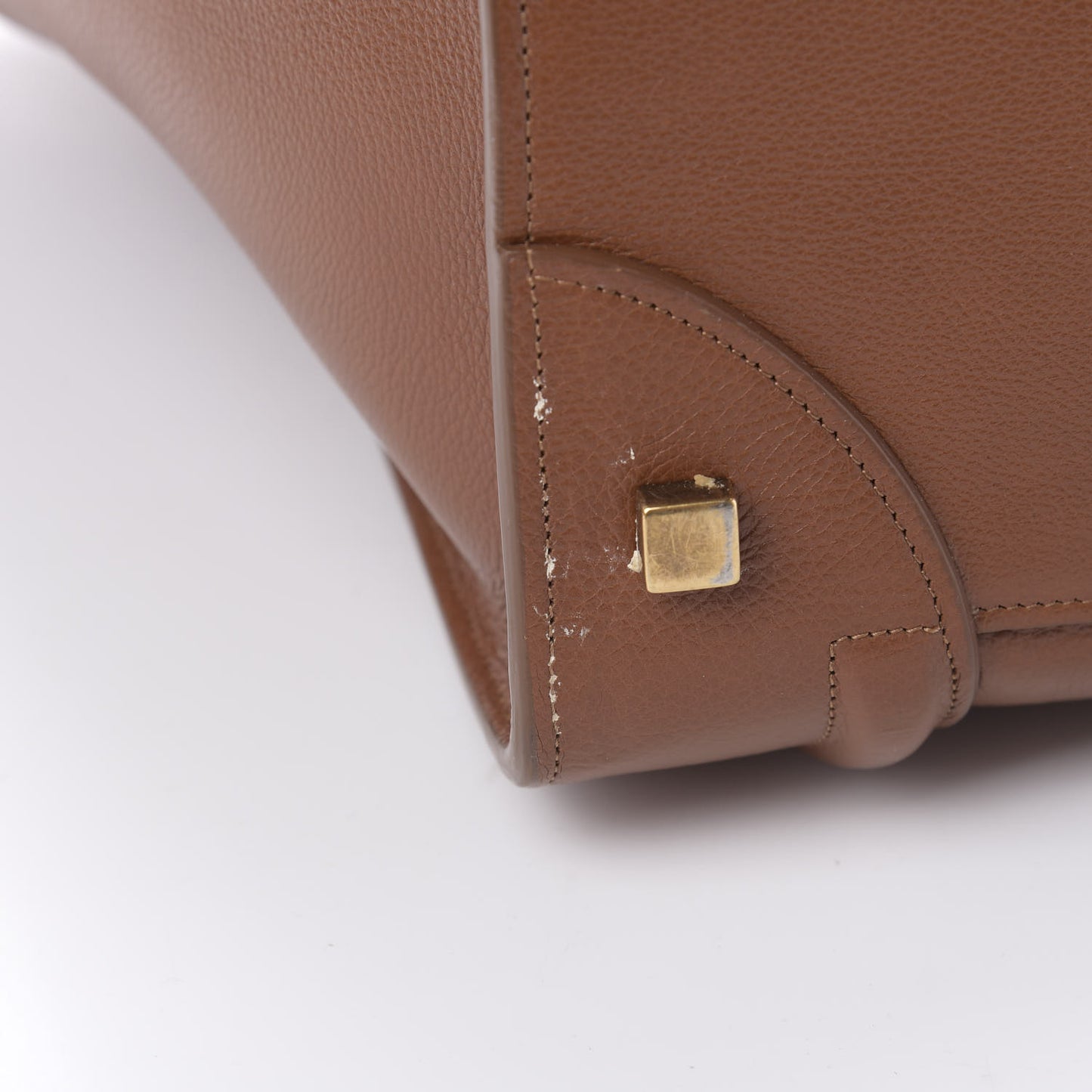 Baby Calfskin Mini Luggage Caramel