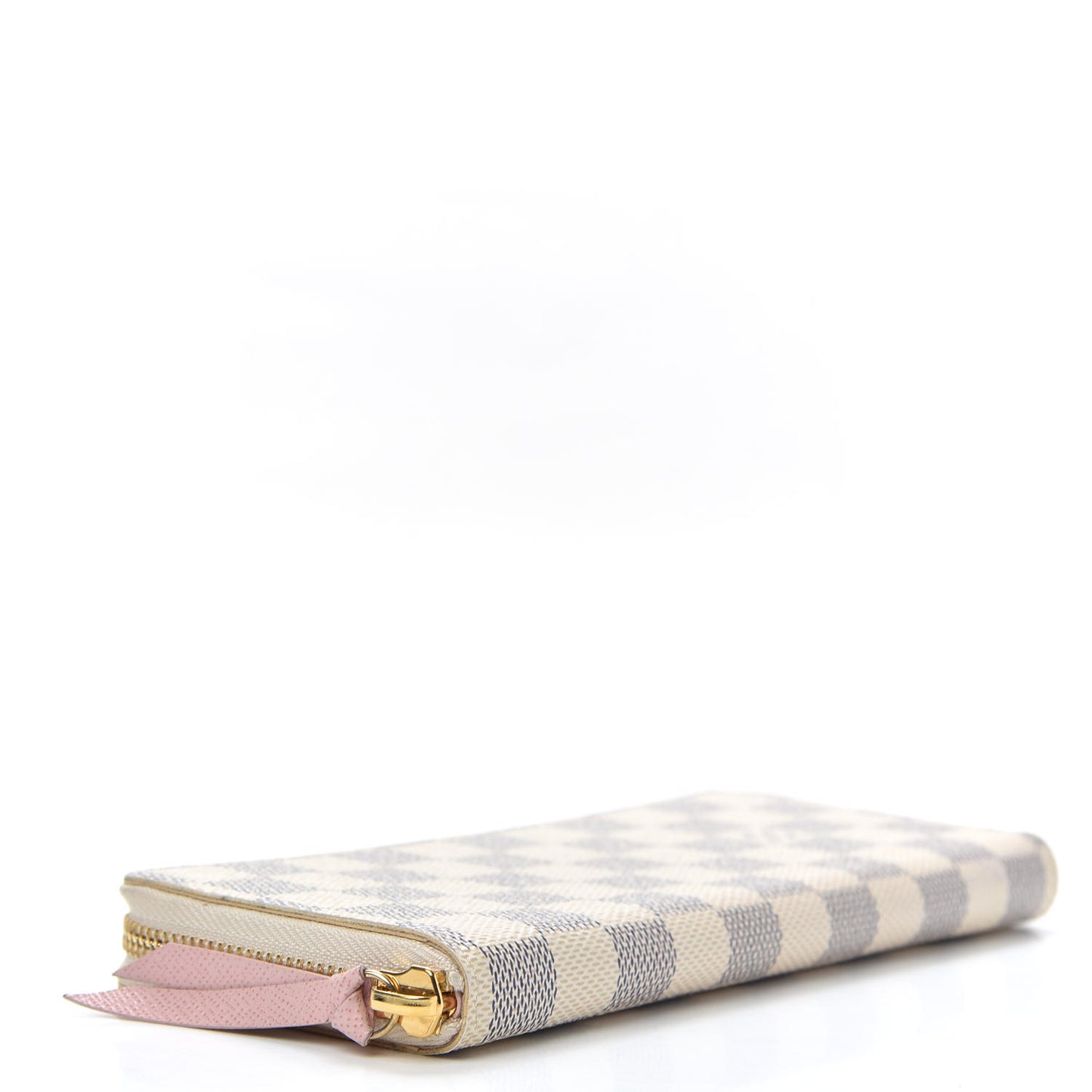 Damier Azur Clemence Wallet Rose Ballerine