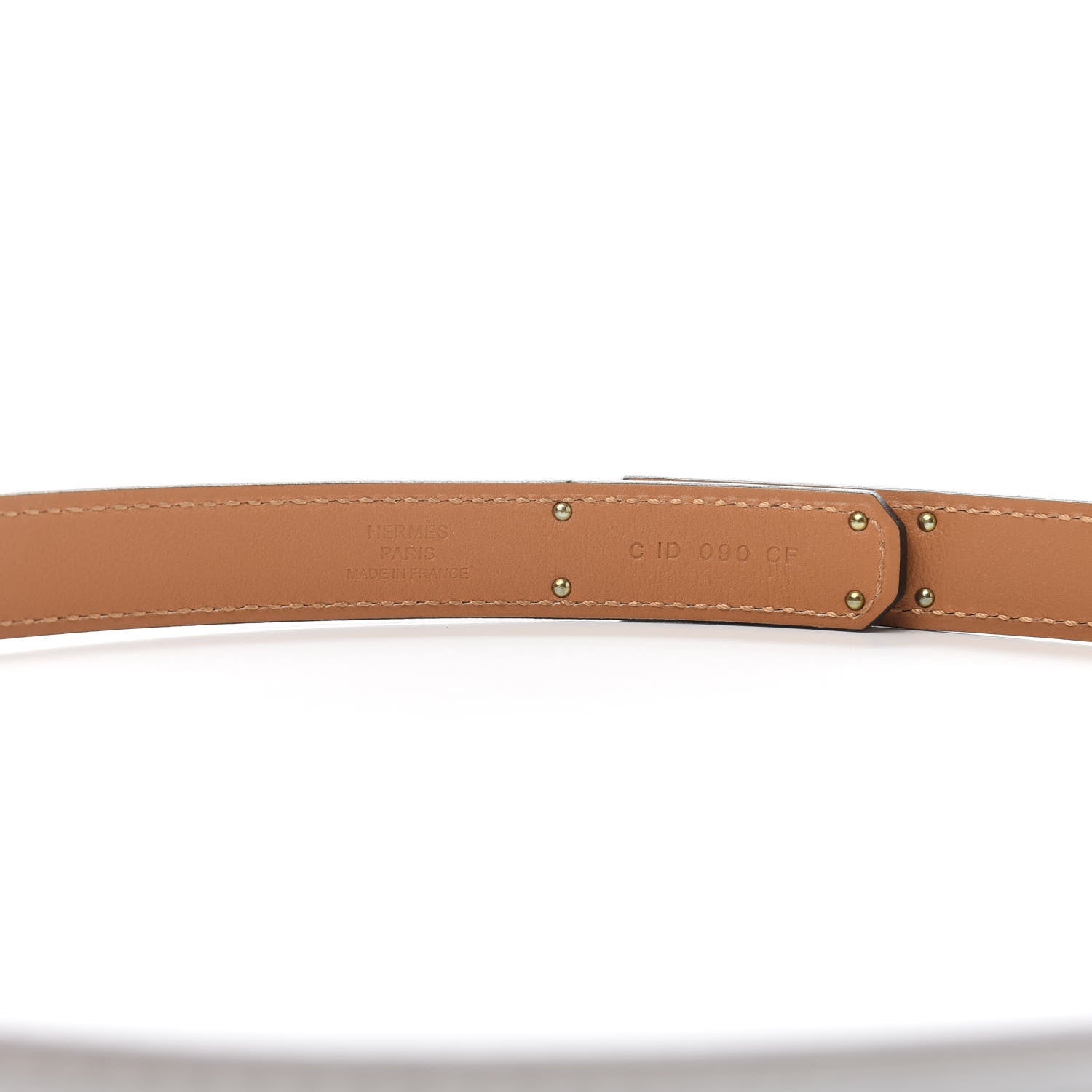 Hermes Epsom Kelly Belt White 3 of 6