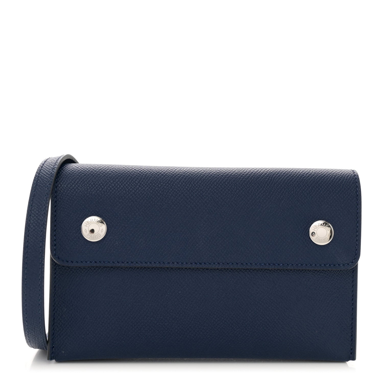 Hermes Epsom Hermesnap Wallet Bleu Navy 1 of 11