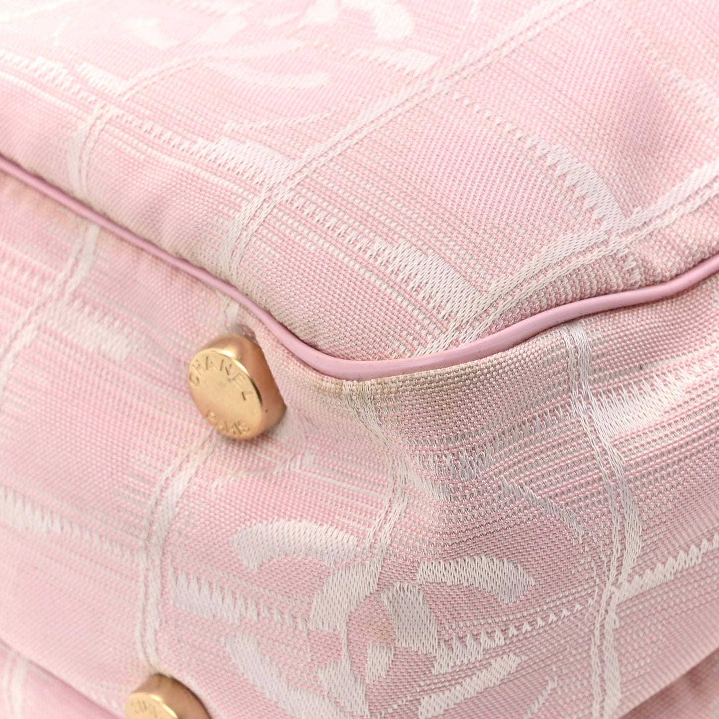 Nylon Small Travel Tote Pink