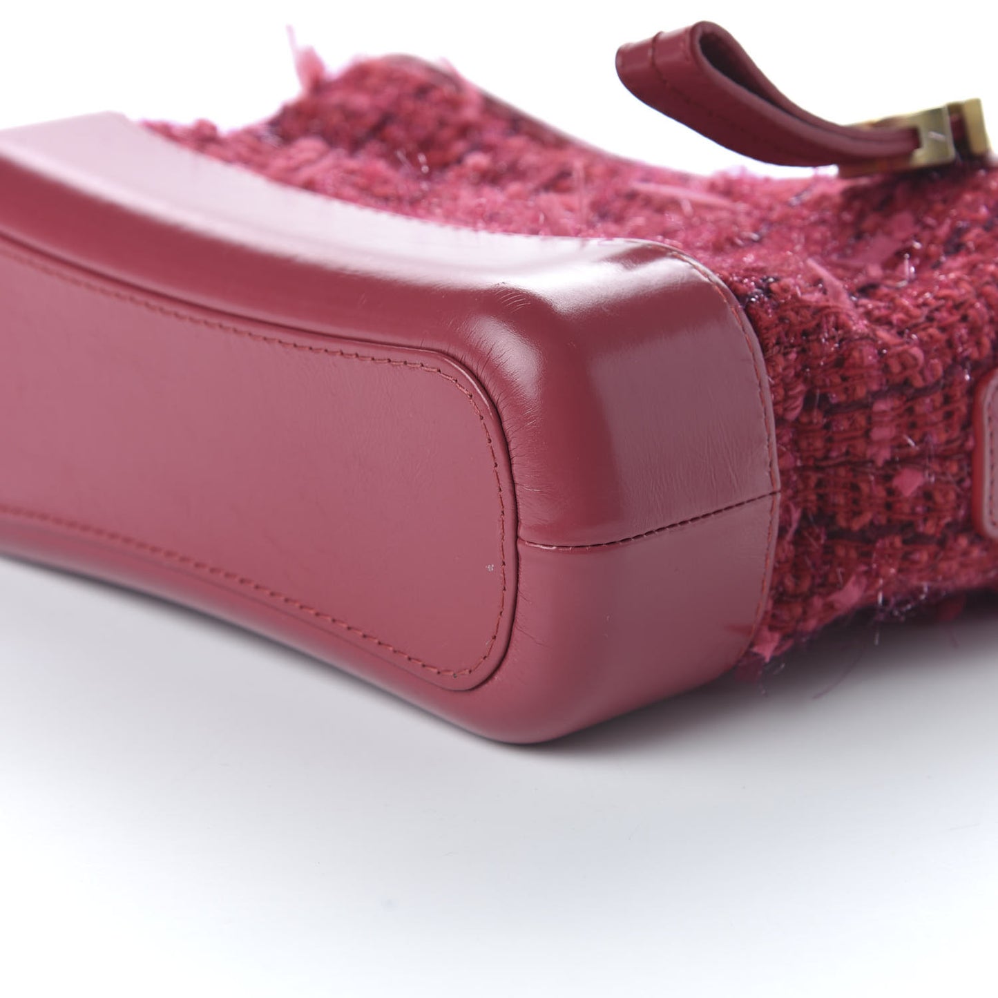 Tweed Calfskin Small Gabrielle Hobo Pink