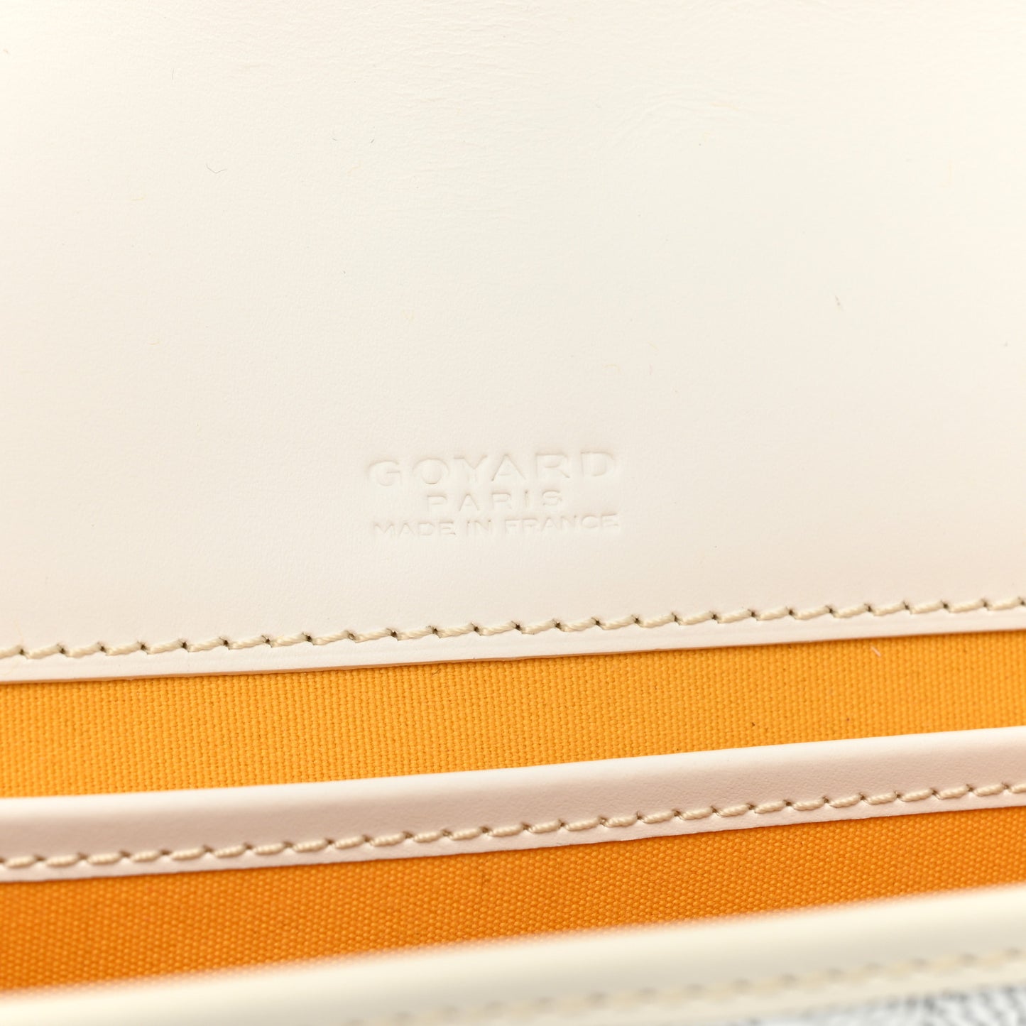 Goyardine Belvedere II PM Messenger Bag White