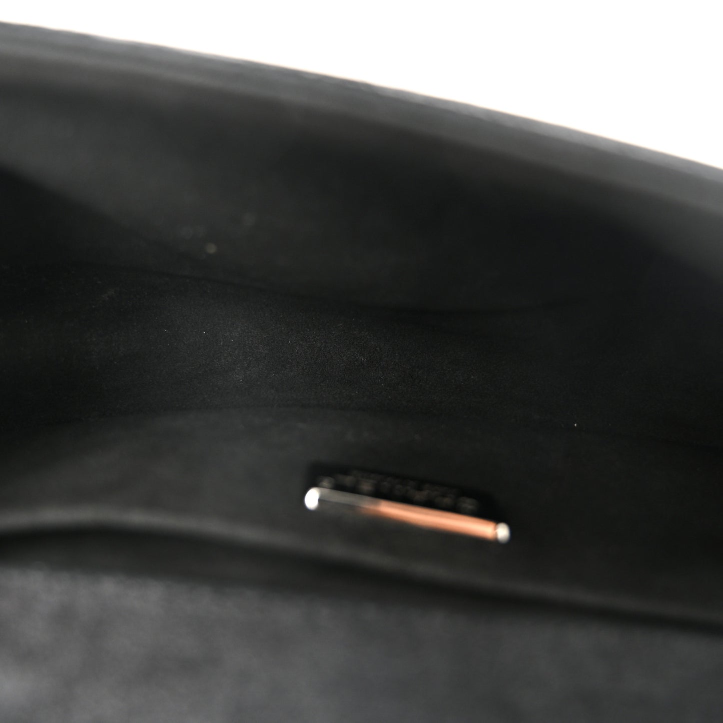 Patent Iridescent Calfskin Sequin Medium Boy Flap Bag Black