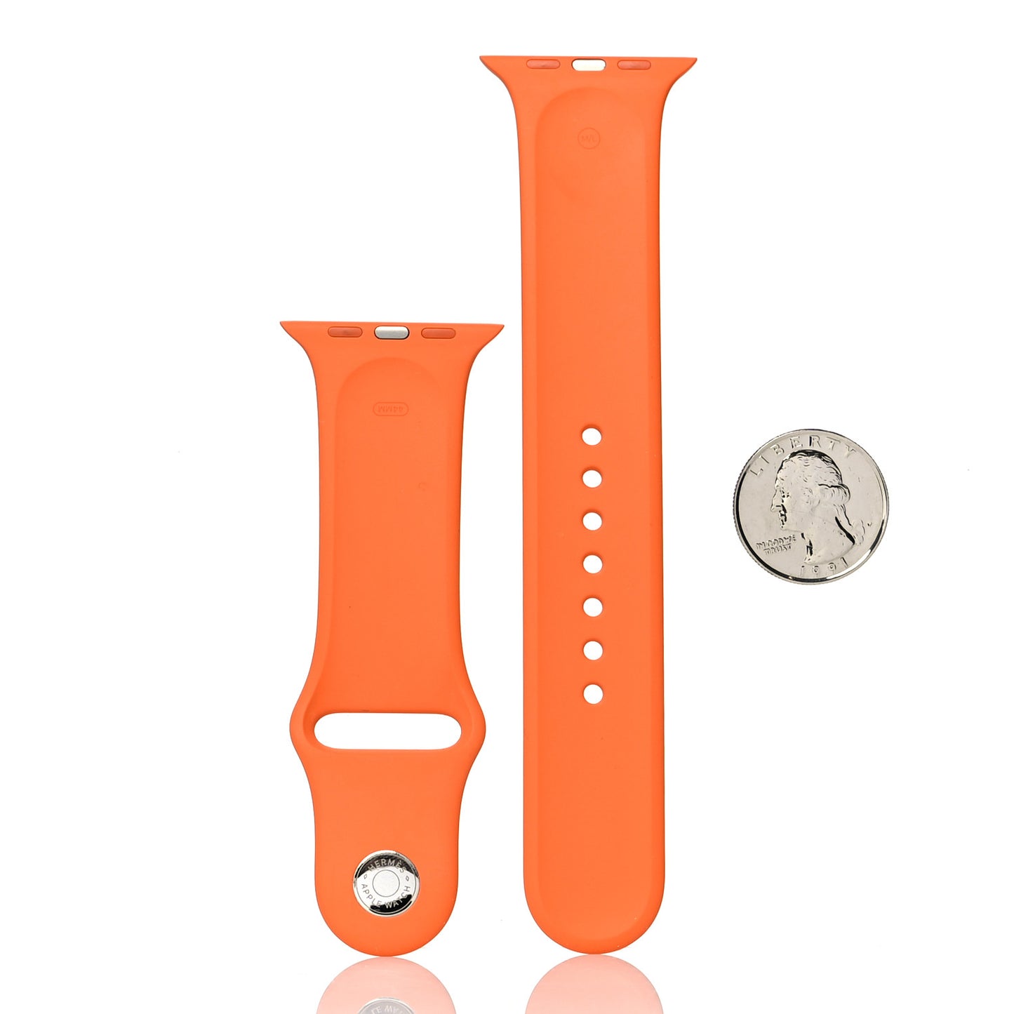 Silicone 44mm Apple Sports Watch Single Tour Band Orange
