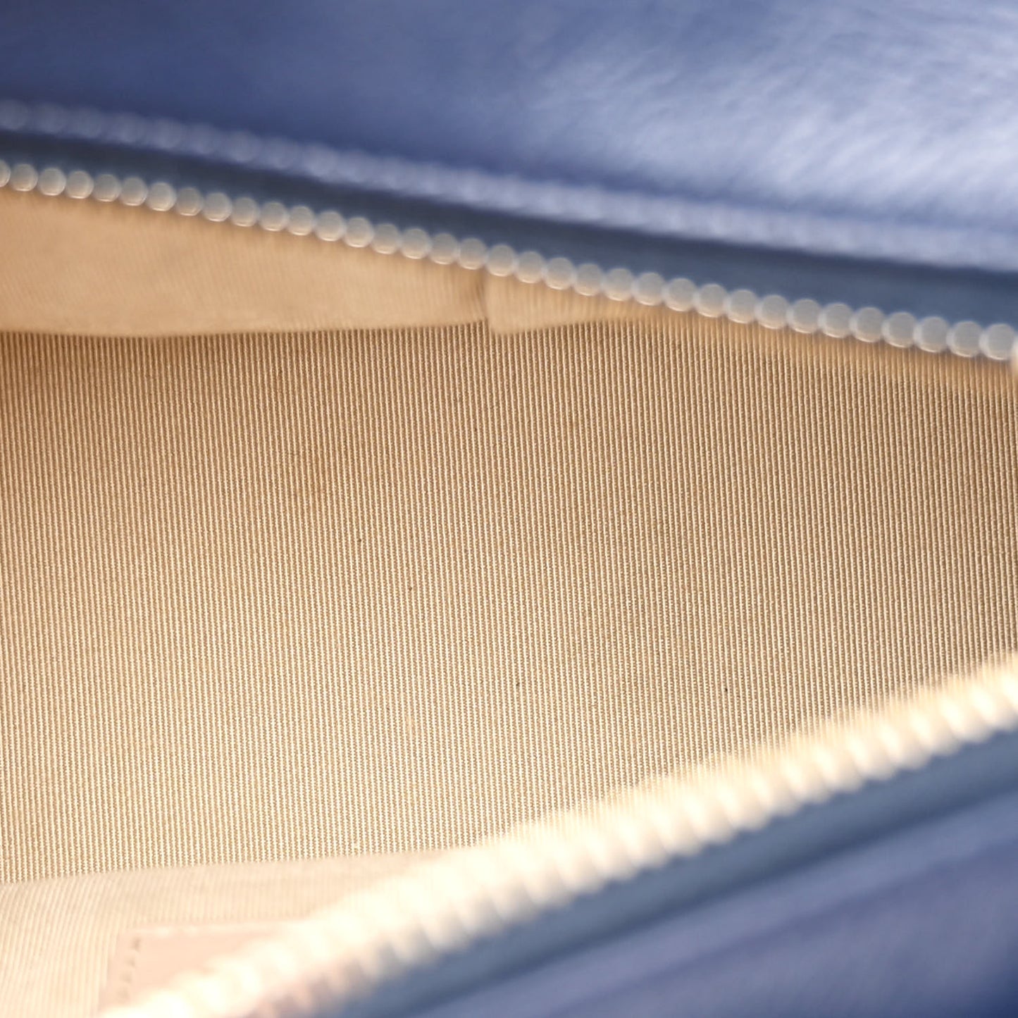 Rattan Calfskin Small Gabrielle Hobo Beige Navy