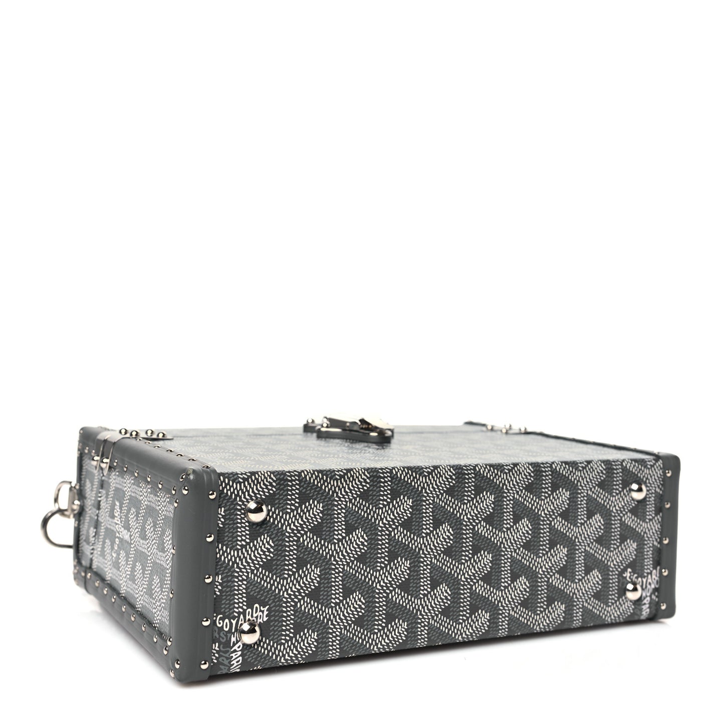 Goyardine Cassette Trunk Bag Grey