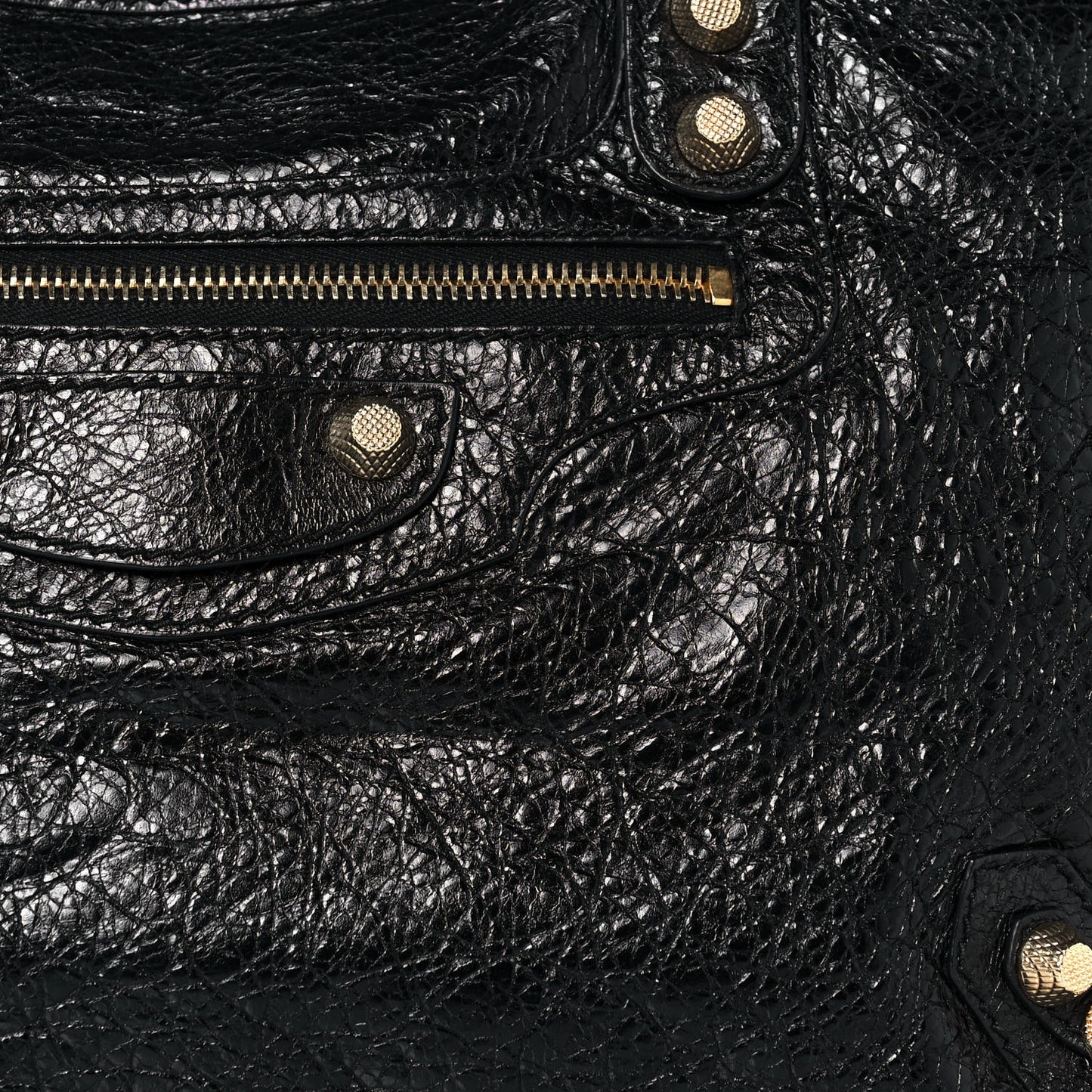 Agneau Giant 12 Gold Hardware City Black