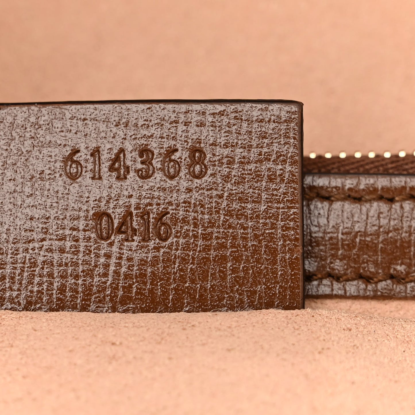 GG Supreme Monogram Mini Clasp Bag Beige Brown