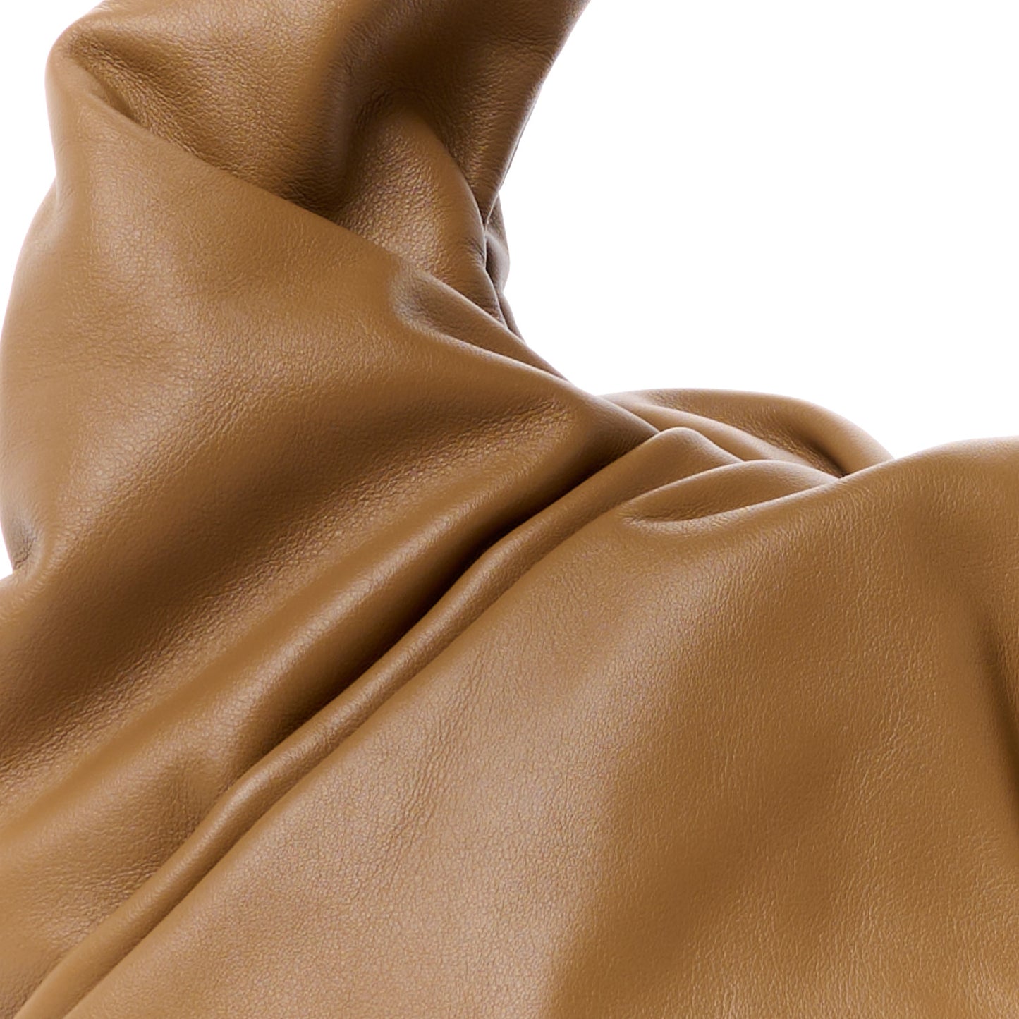 Smooth Butter Calfskin Small The Shoulder Pouch Cammello
