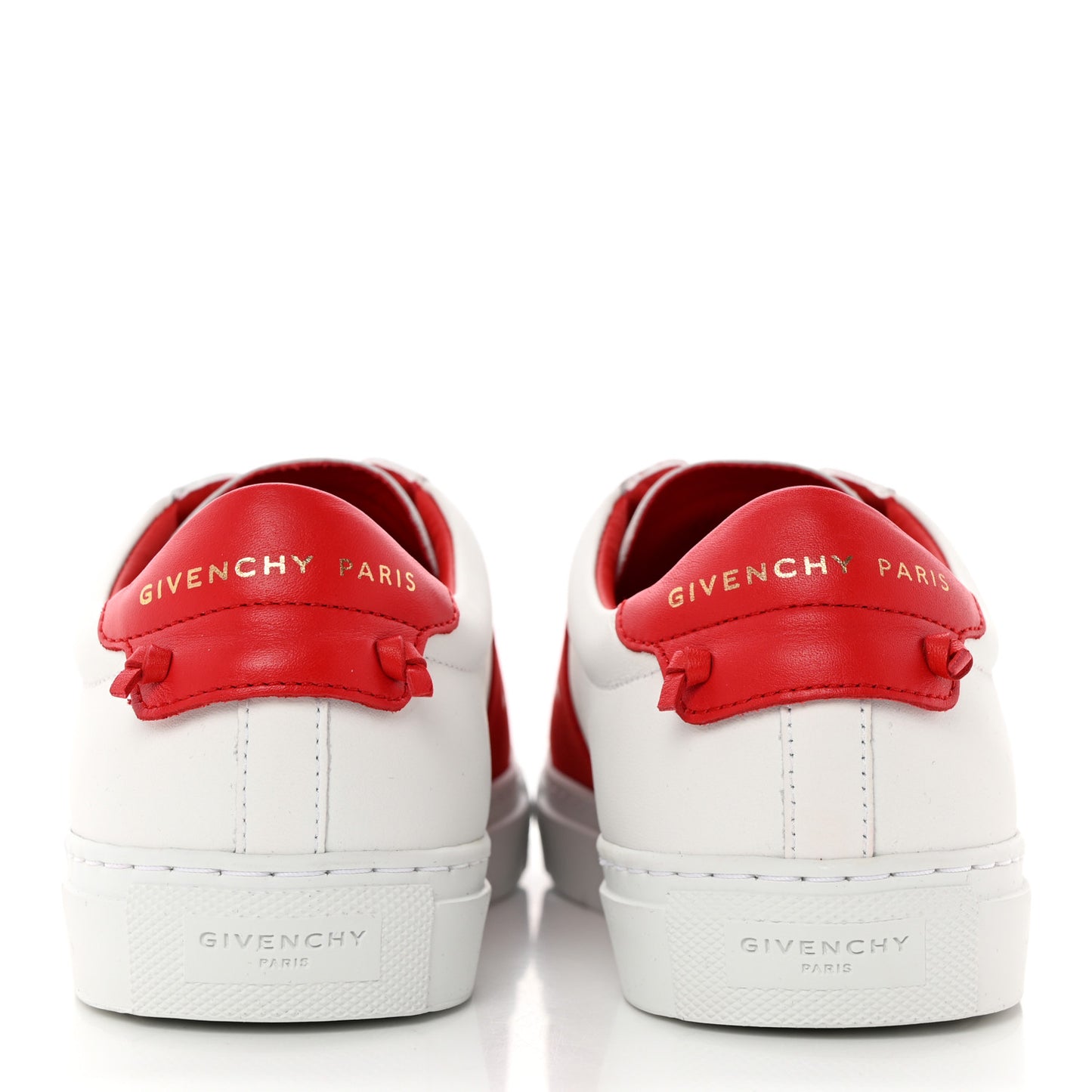 Calfskin Band Logo Mens Urban Street Sneakers 37 White Red