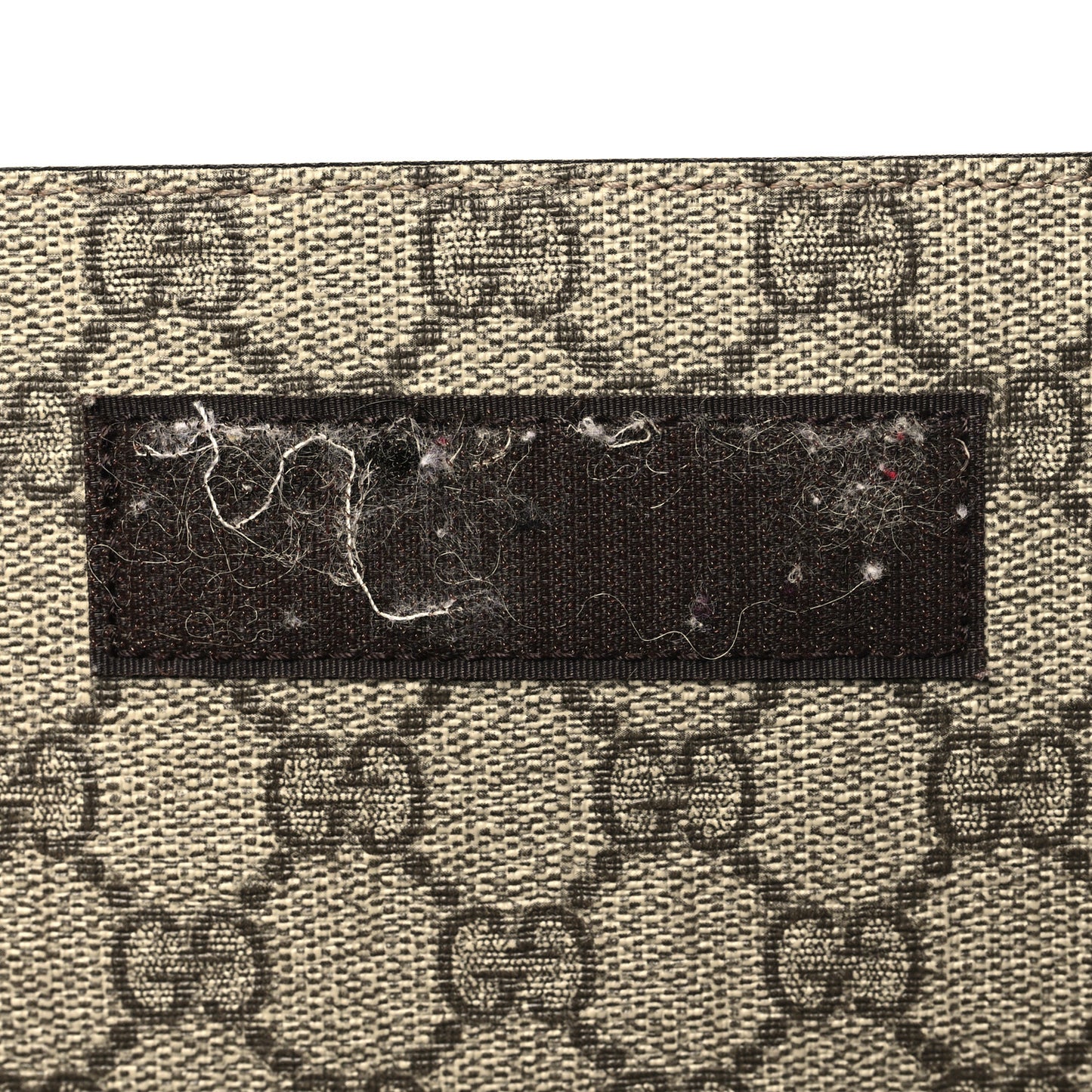 GG Plus Monogram Messenger Diaper Bag Dark Brown