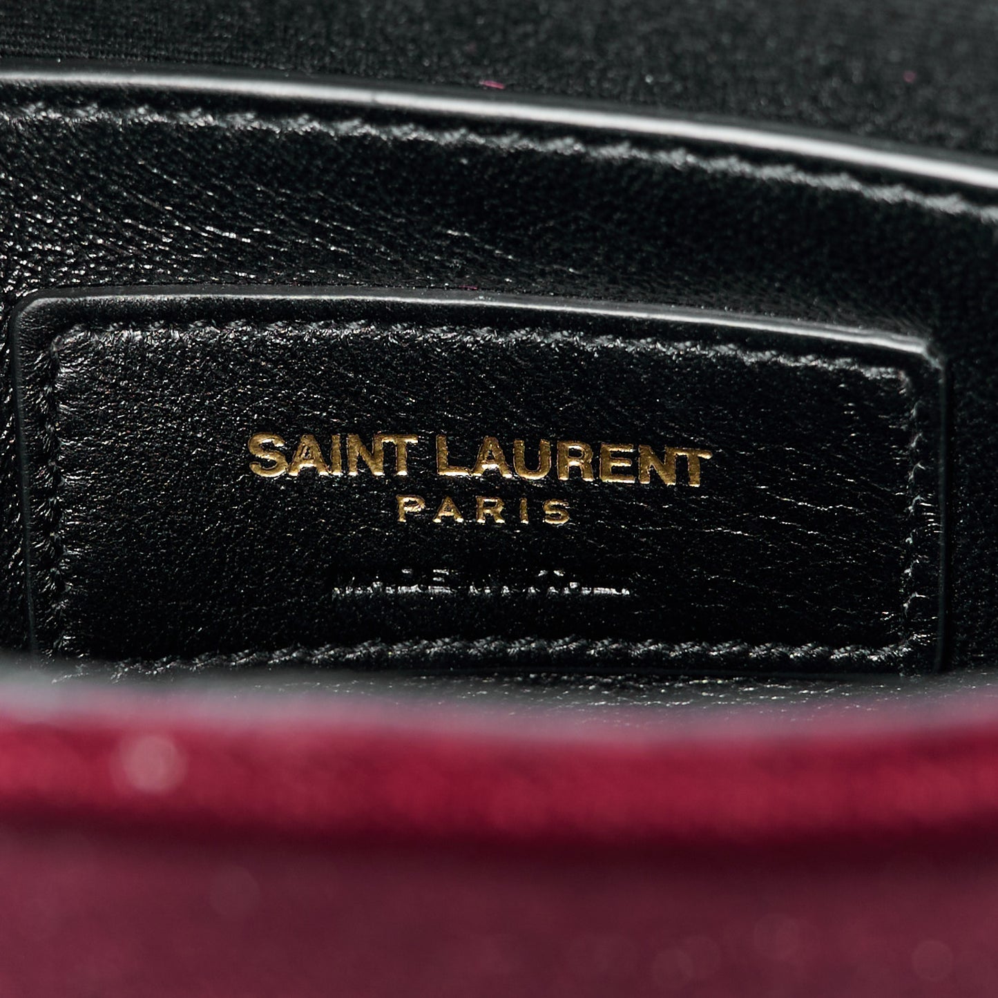 Velvet Opium 2 Crossbody Bag Bordeaux Black