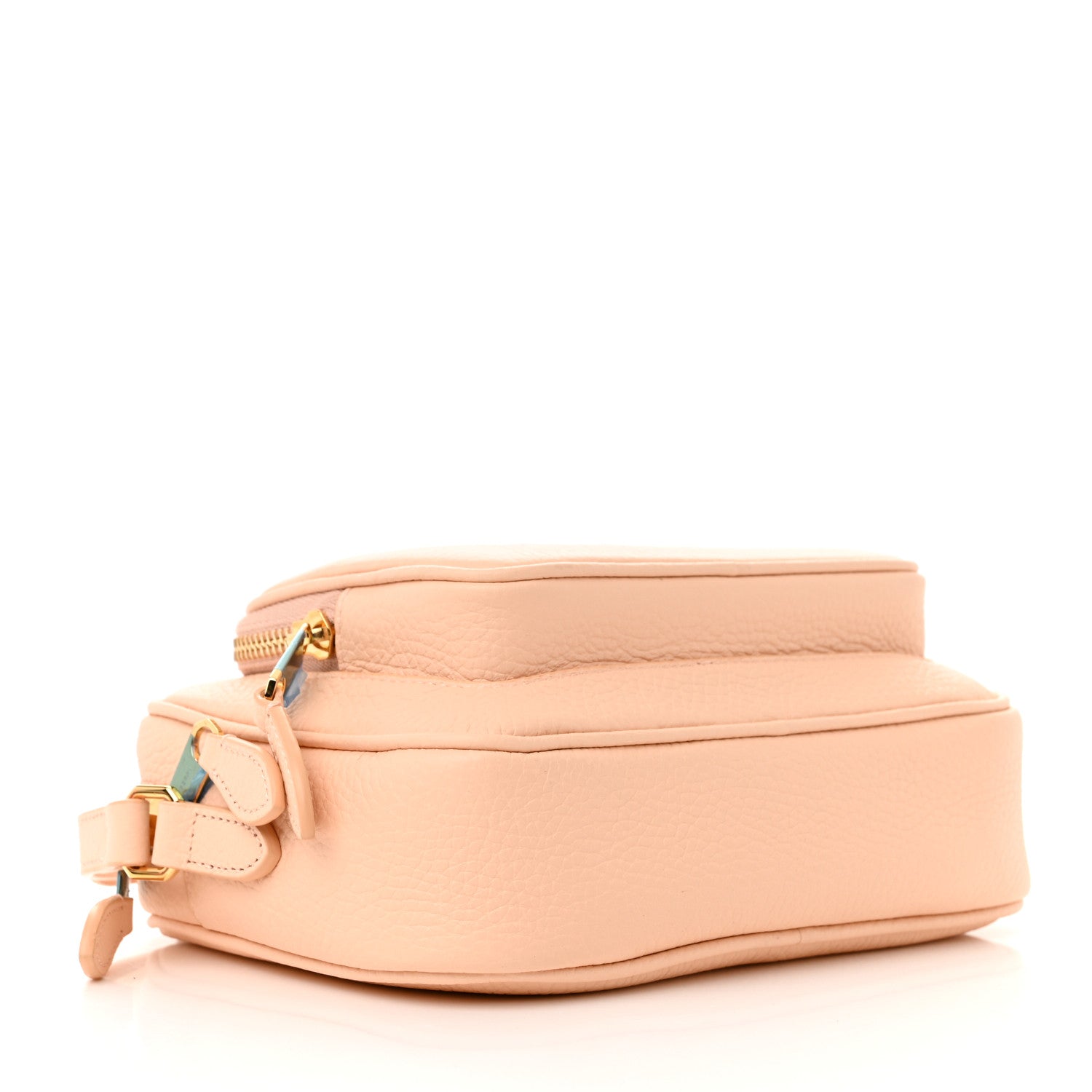 Burberry Grained Calfskin Small Camera Bag Peach Pink 4 of 9