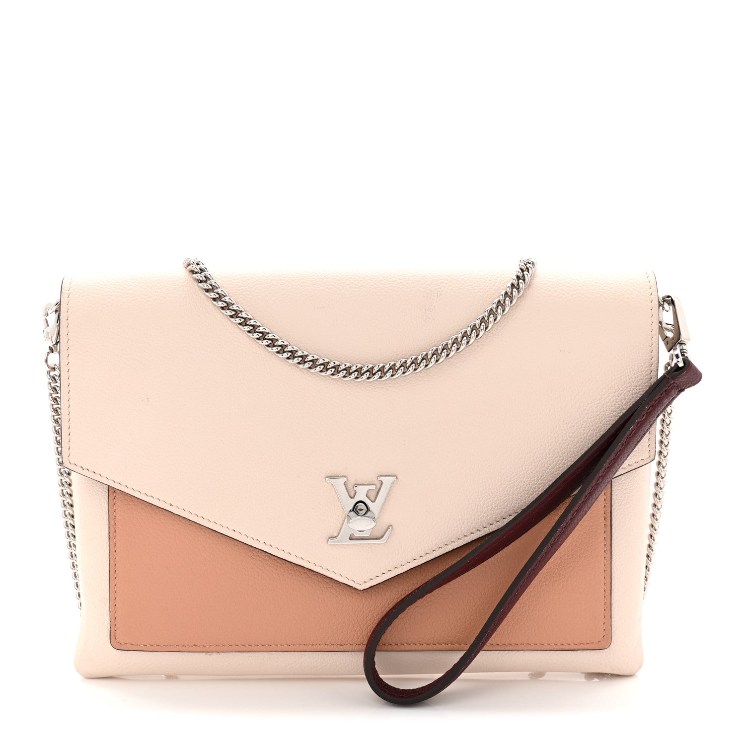 Louis Vuitton Soft Calfskin My Lockme Pochette Rose Silk Quartz