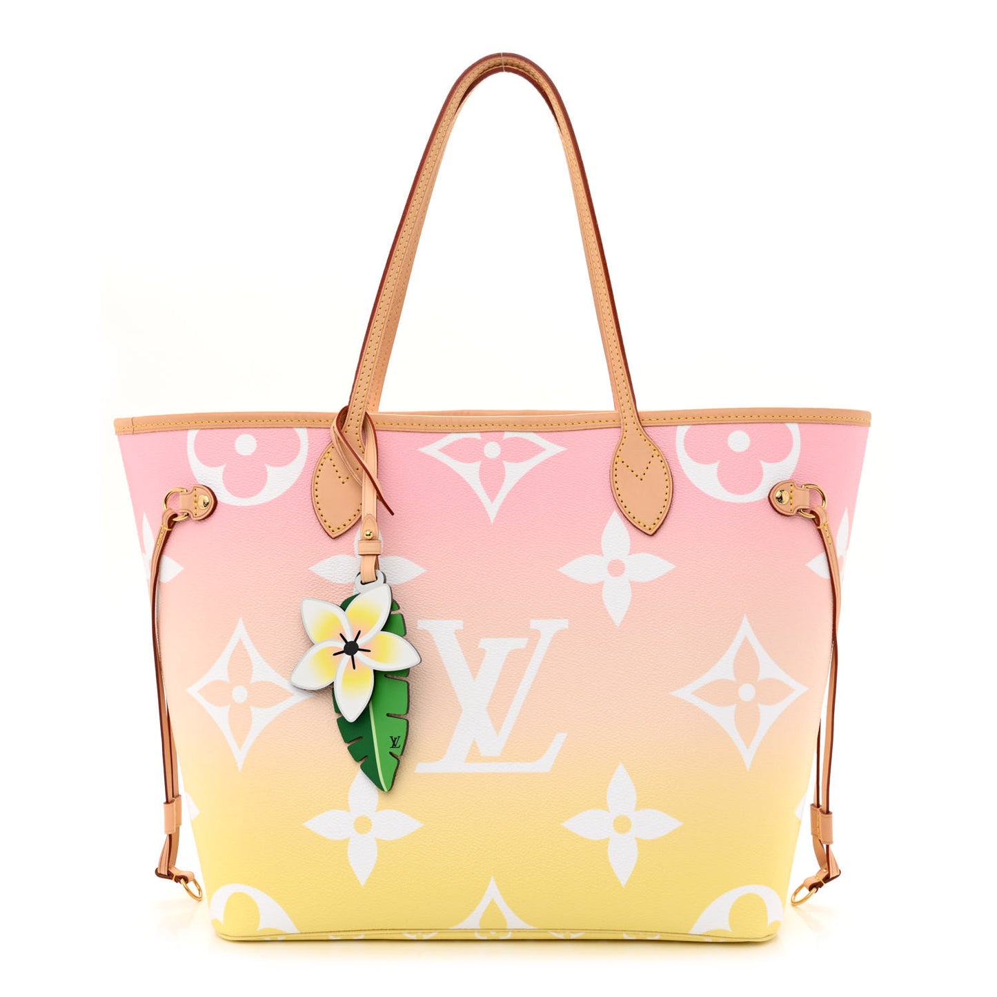Monogram Giant By The Pool Neverfull MM Light Pink