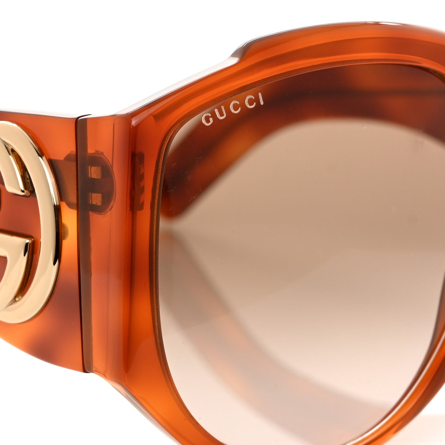 Acetate Oversized Interlocking GGG0151S Sunglasses Tortoise