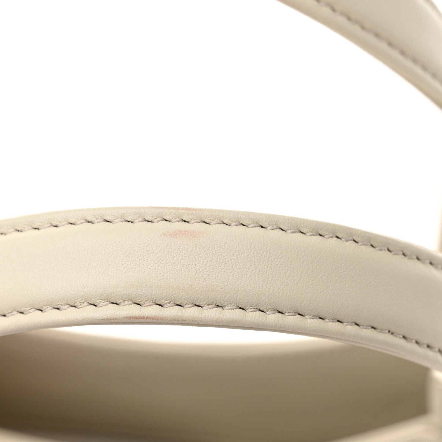 Senna Calfskin Petite GG Tote Bag Mystic White