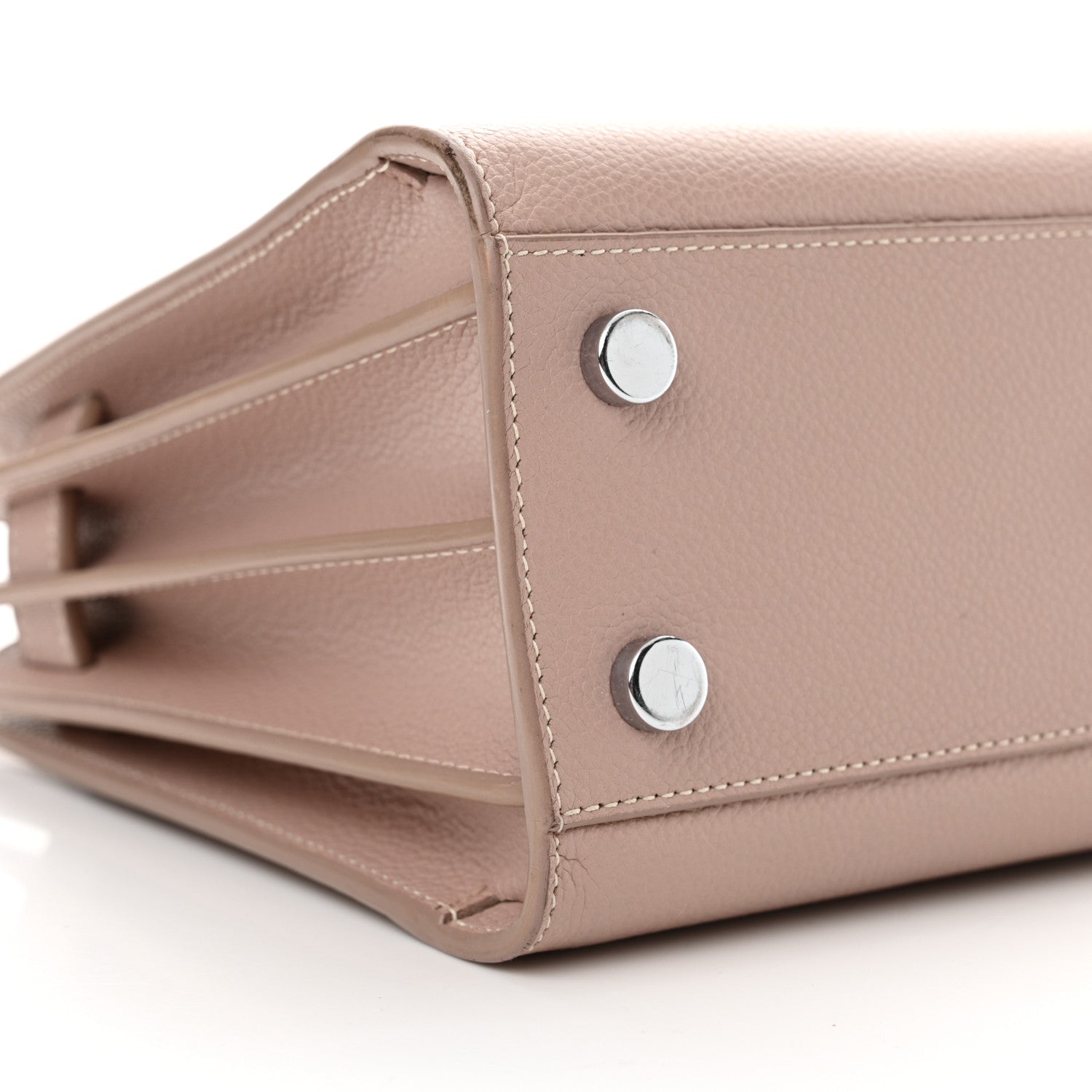 Saint Laurent Grained Calfskin Nano Sac De Jour Antique Rose 9 of 19