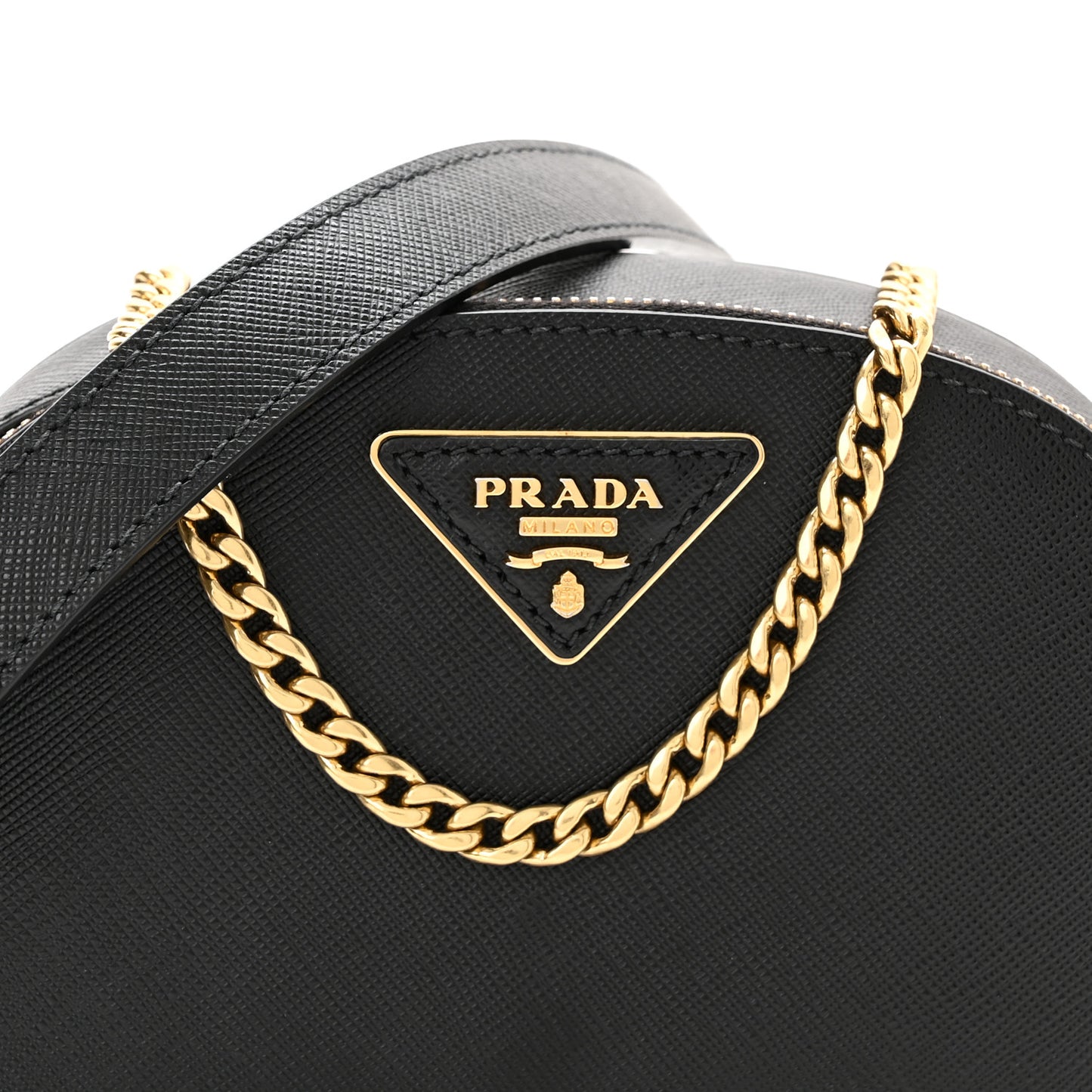 Saffiano Lux Odette Belt Bag Black